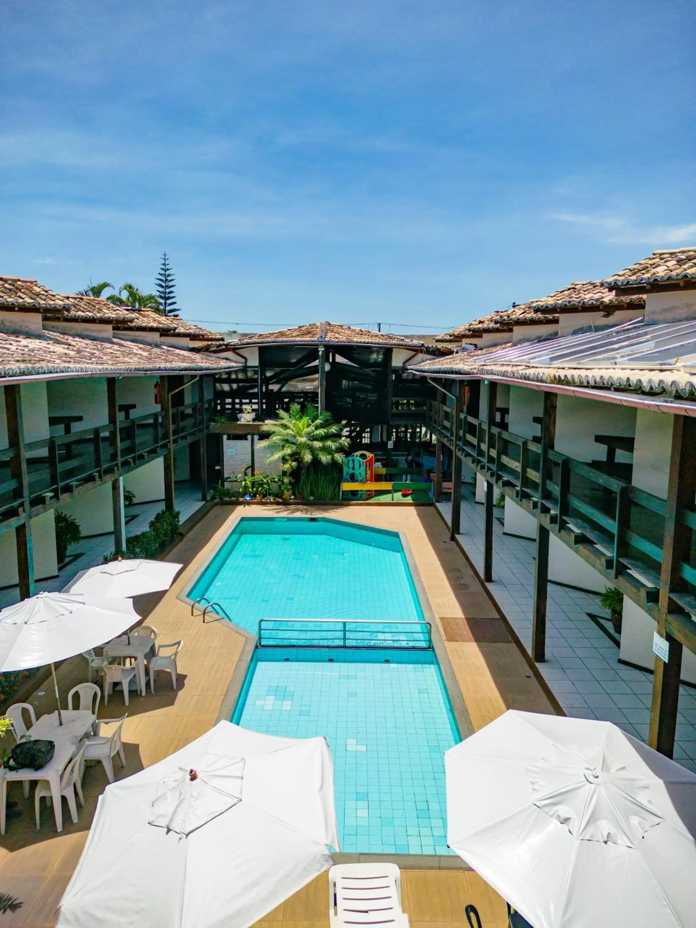 Pool view in Hotel Adriattico