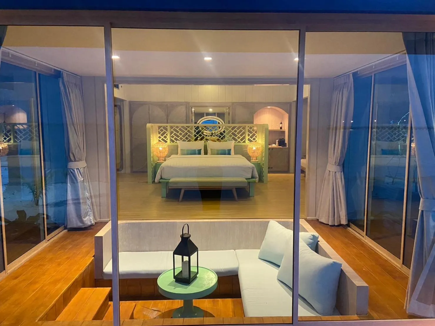 Living room, Bed in Koh Mook Sivalai Beach Resort