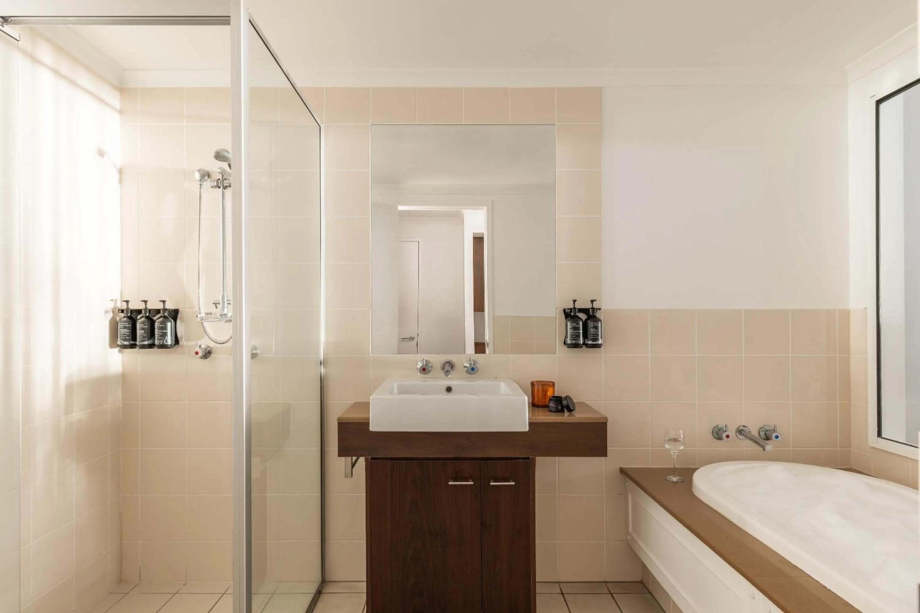 Bathroom, Bed in Mantra Amphora