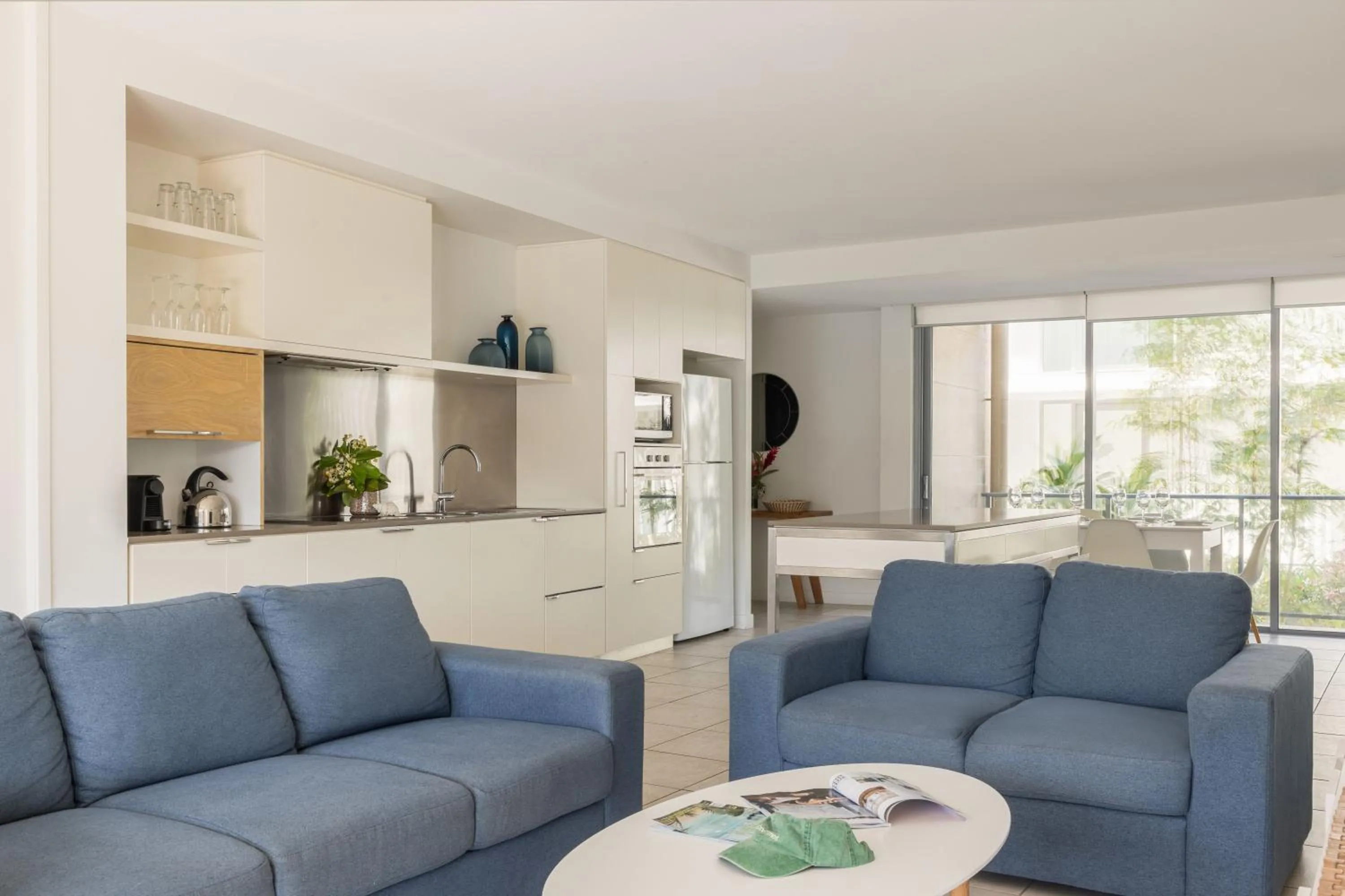 Living room in Peppers Blue on Blue