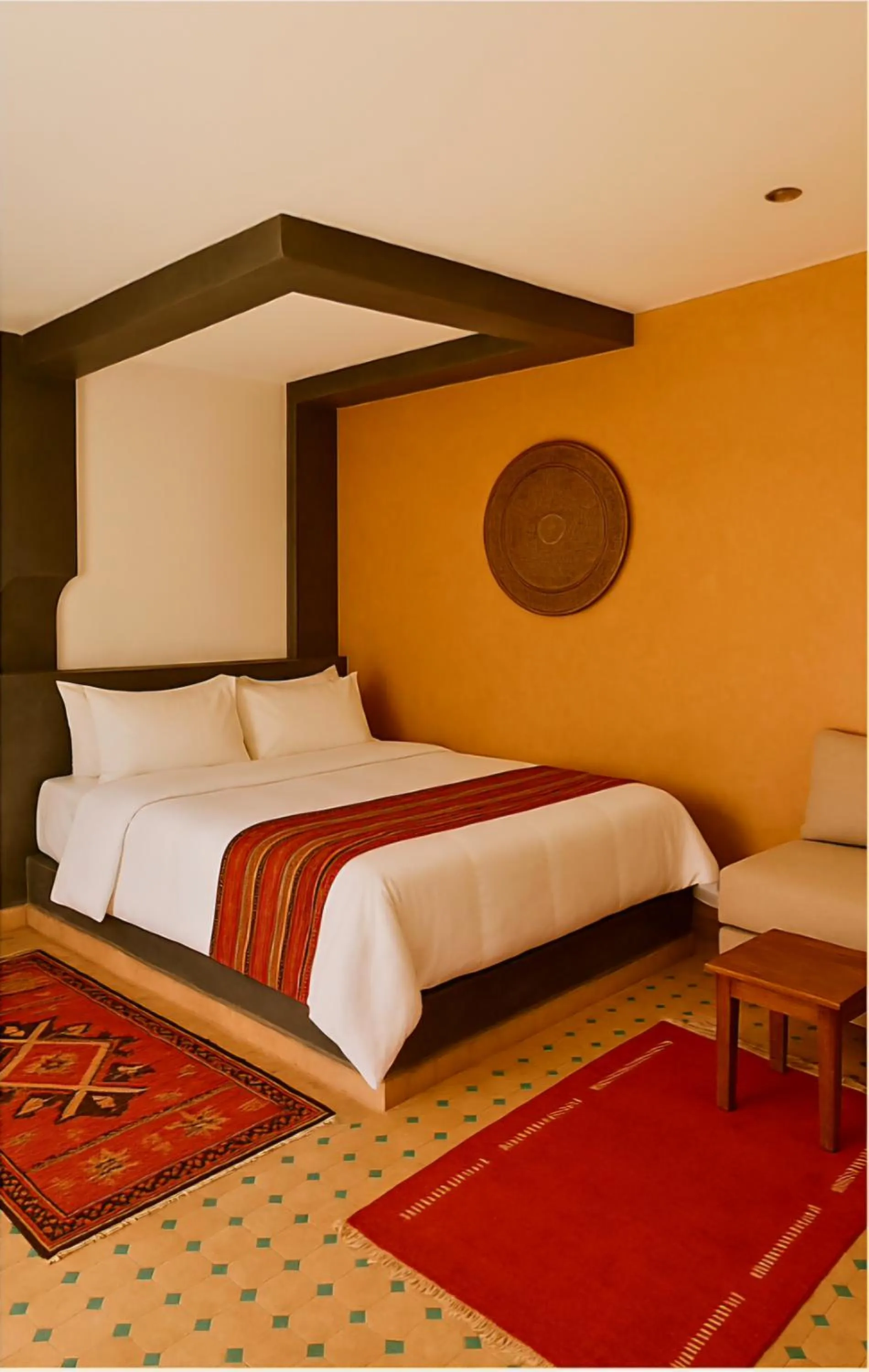 Bed in Hotel Restaurant La Kasbah