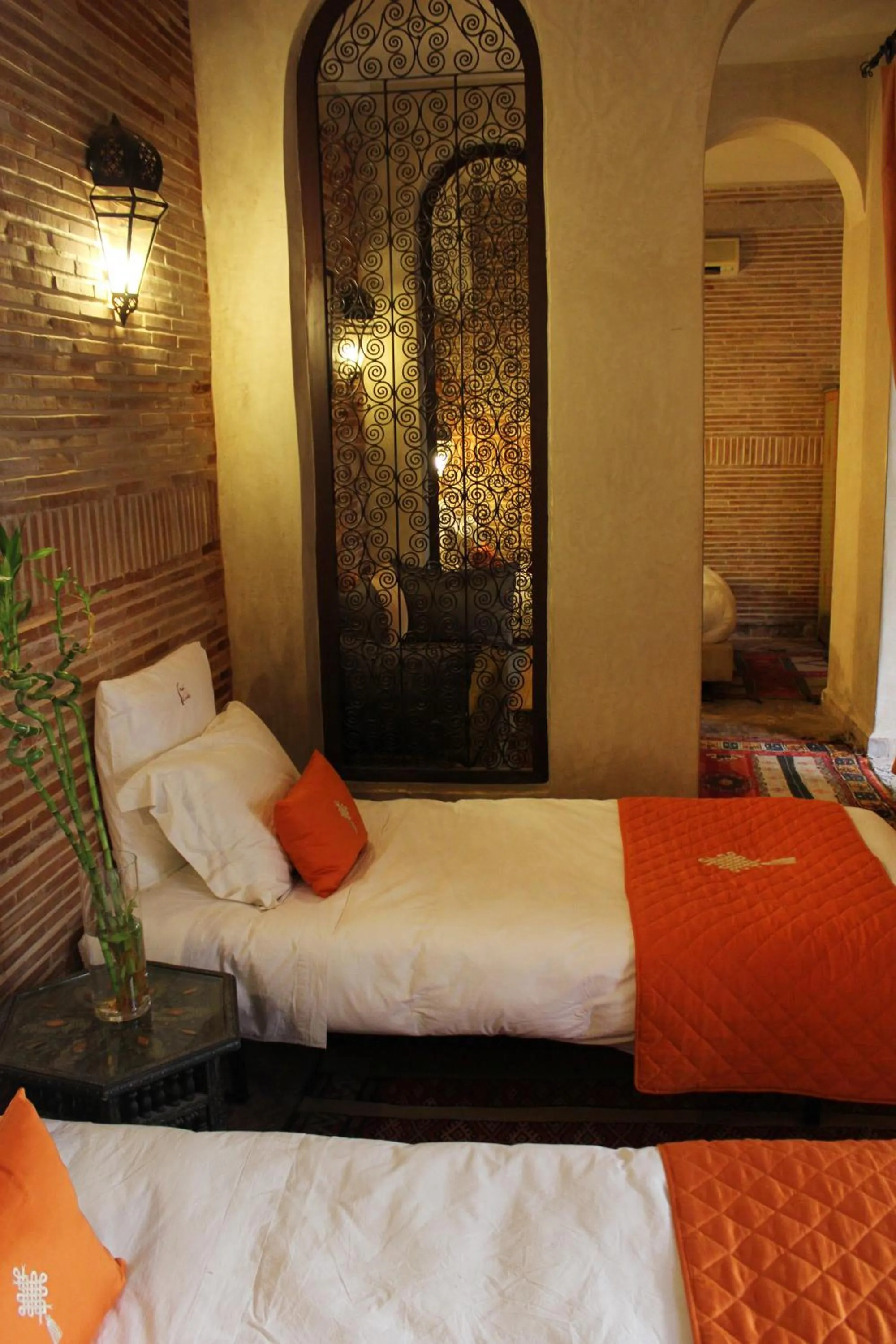 Bed in Riad Léna & Spa