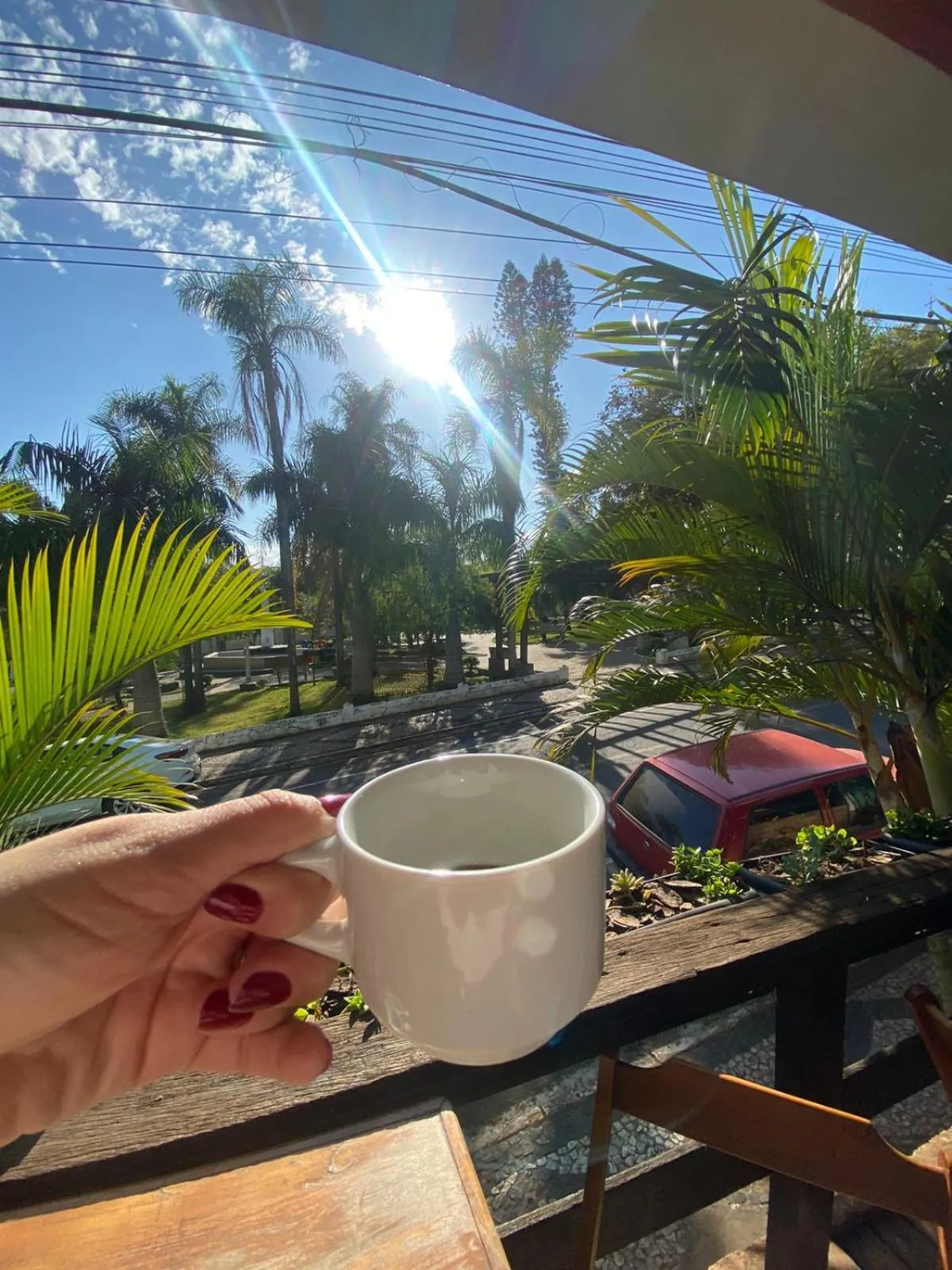 Patio in Queiroz Palace Hotel