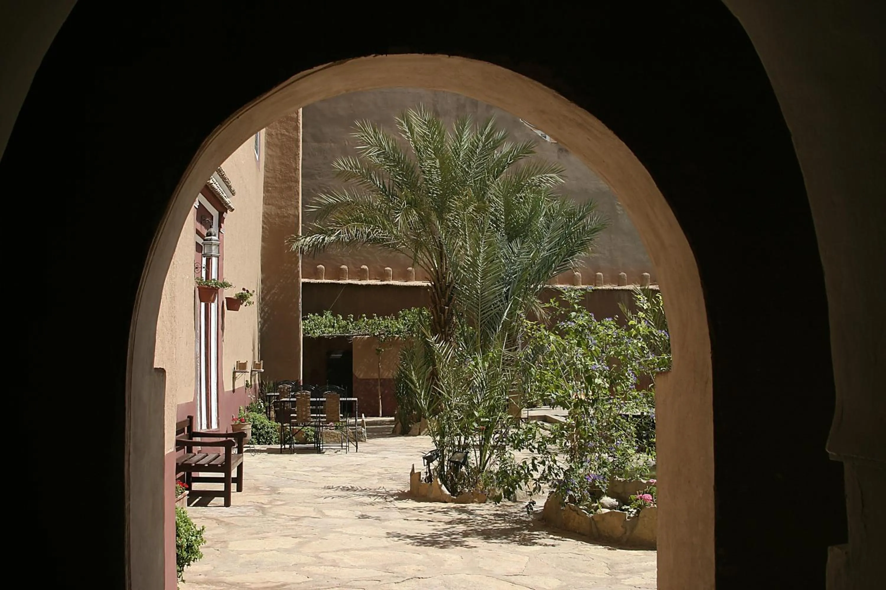 Decorative detail in Hotel Tomboctou