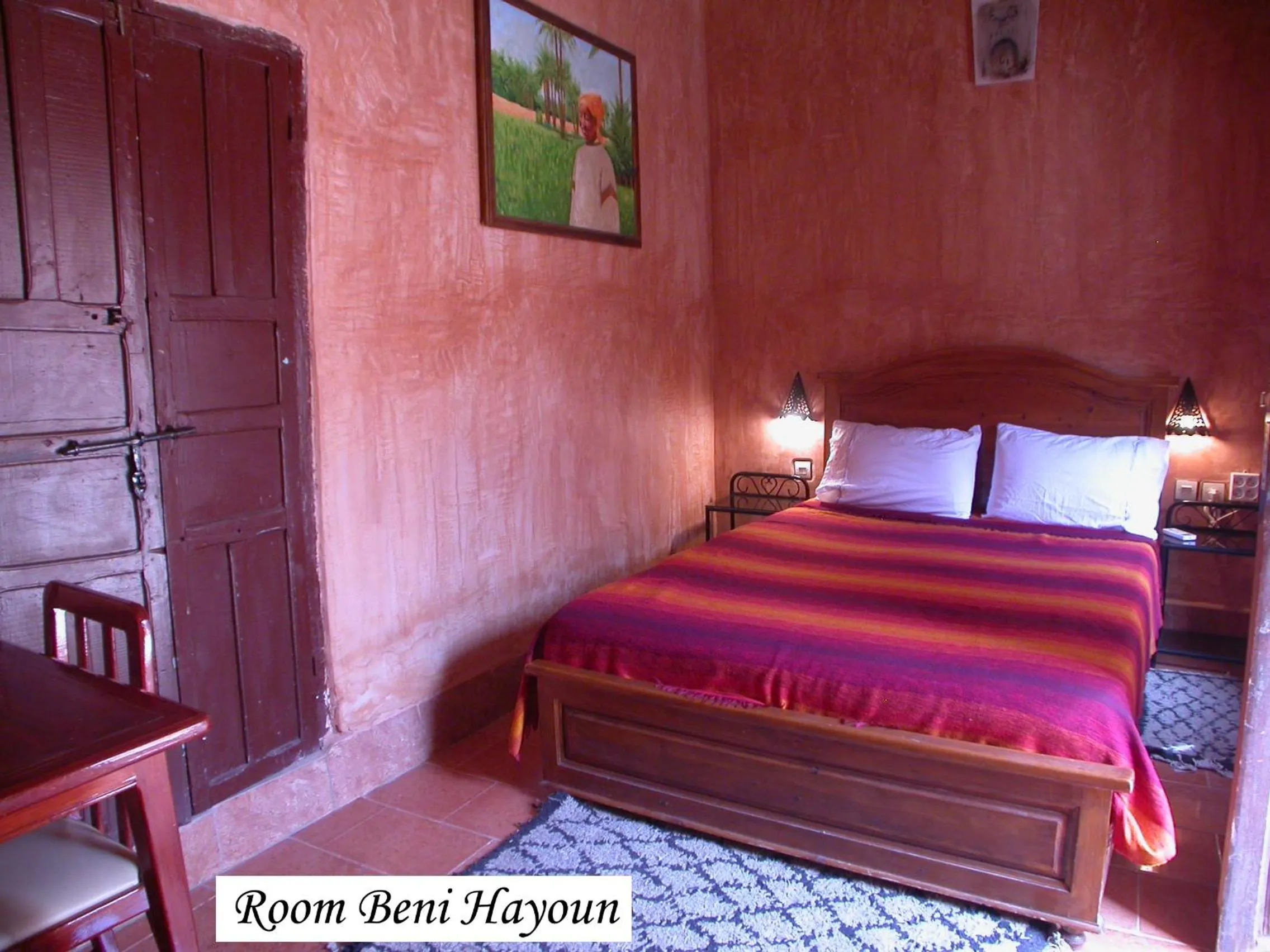 Bed in Hotel Tomboctou