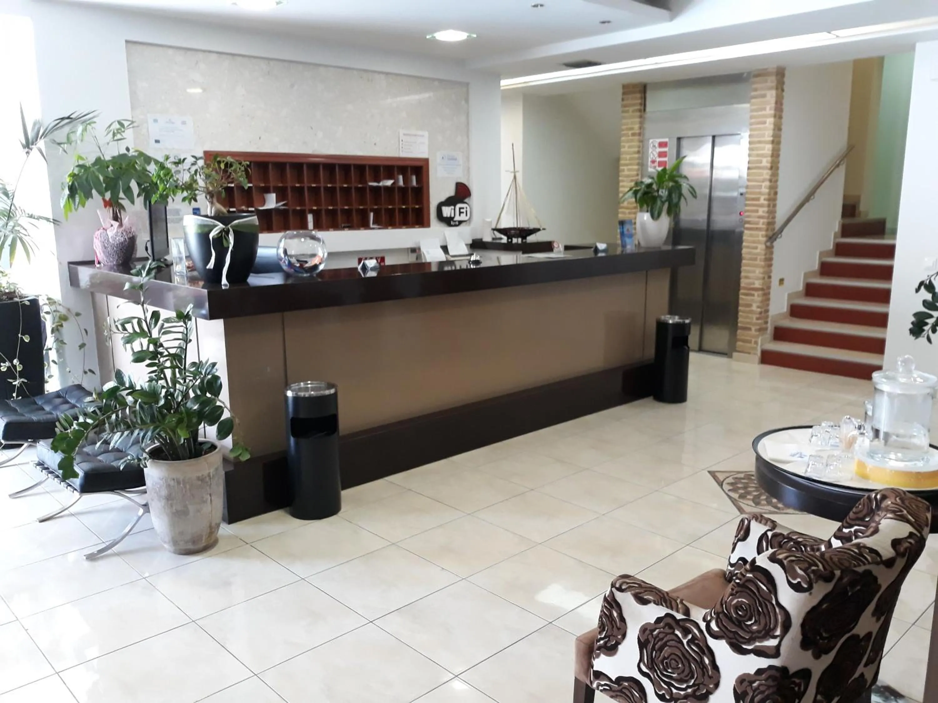 Lobby or reception in Dionisos Hotel