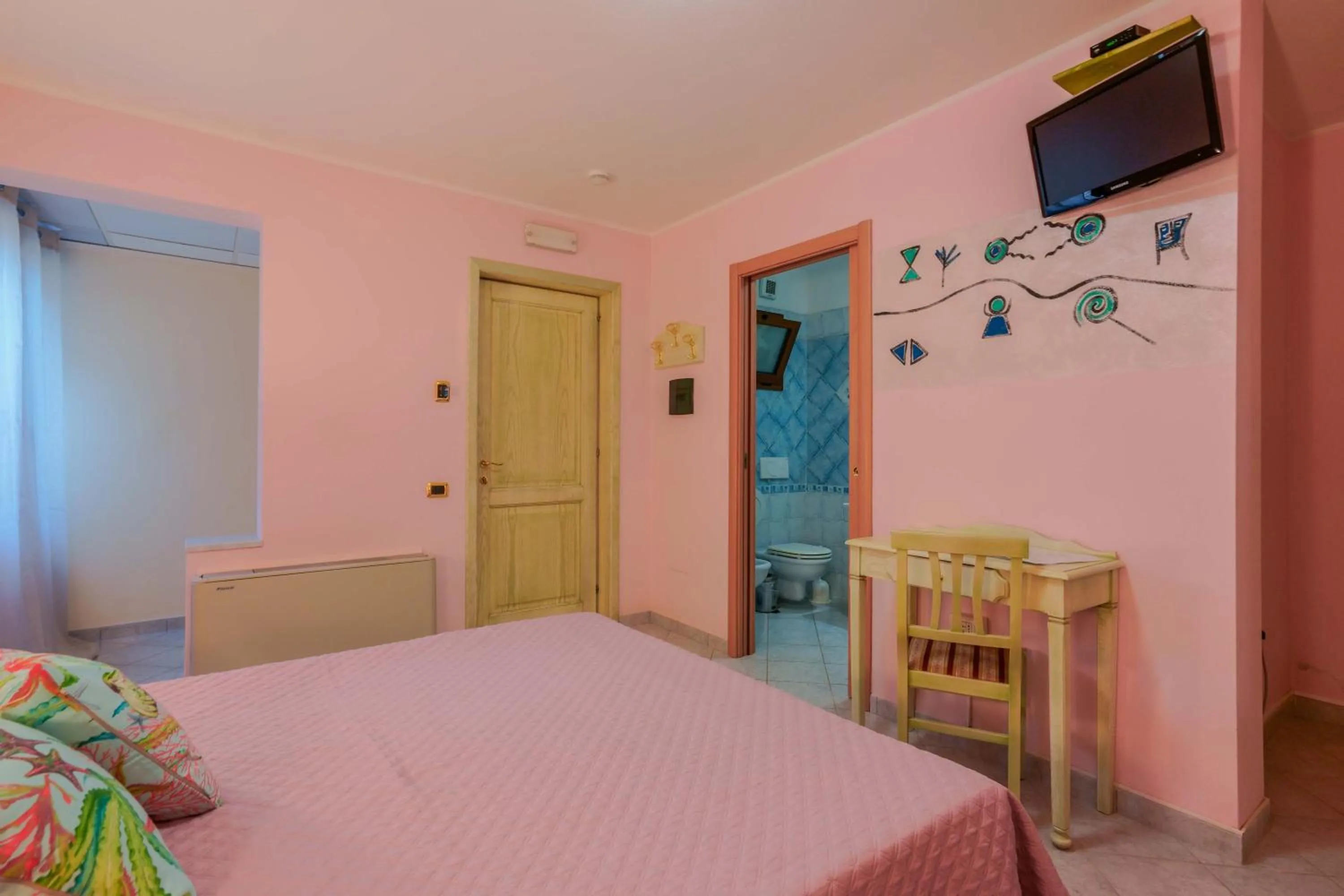 Bedroom, Bed in Hotel Solanas