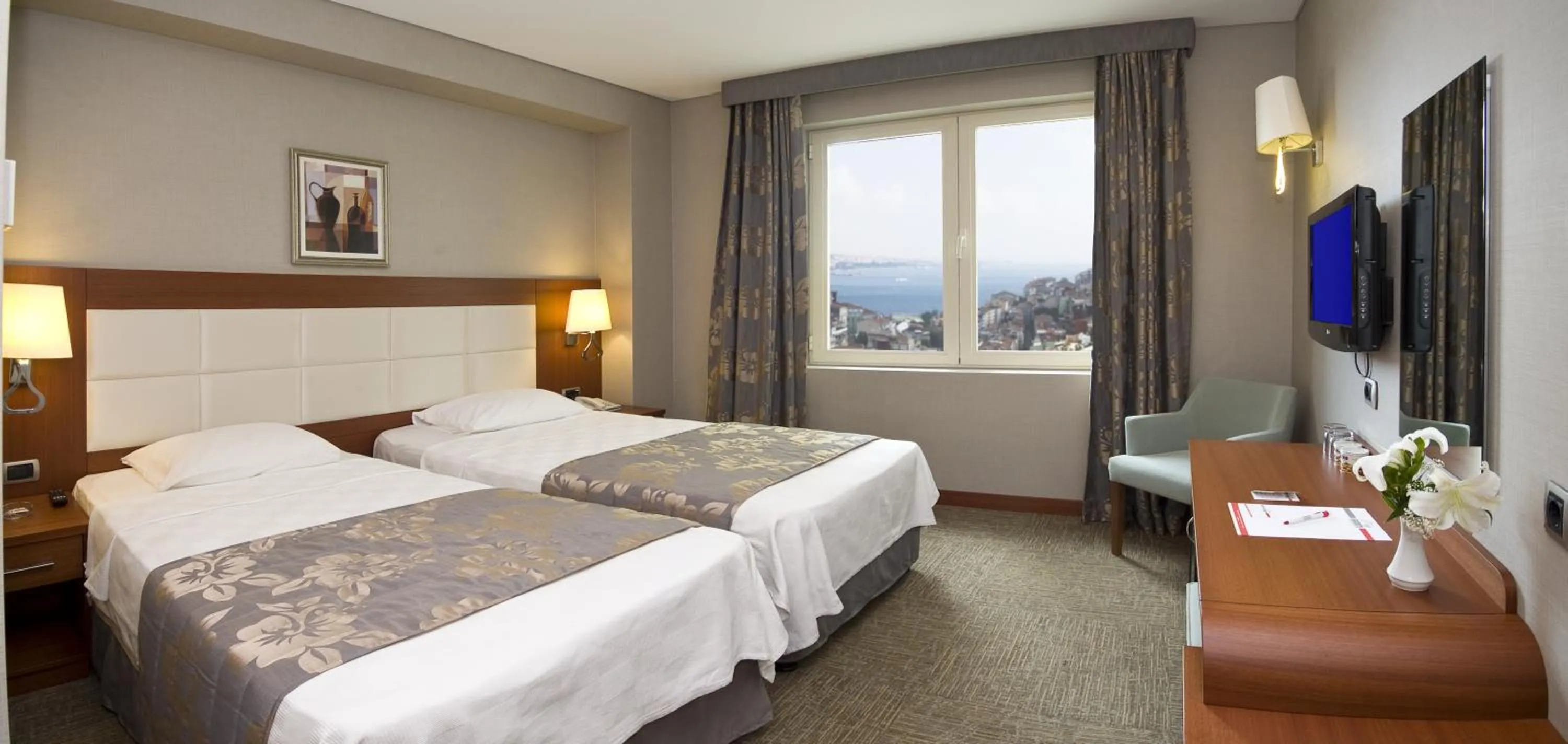 Decorative detail, Bed in Innpera Hotel