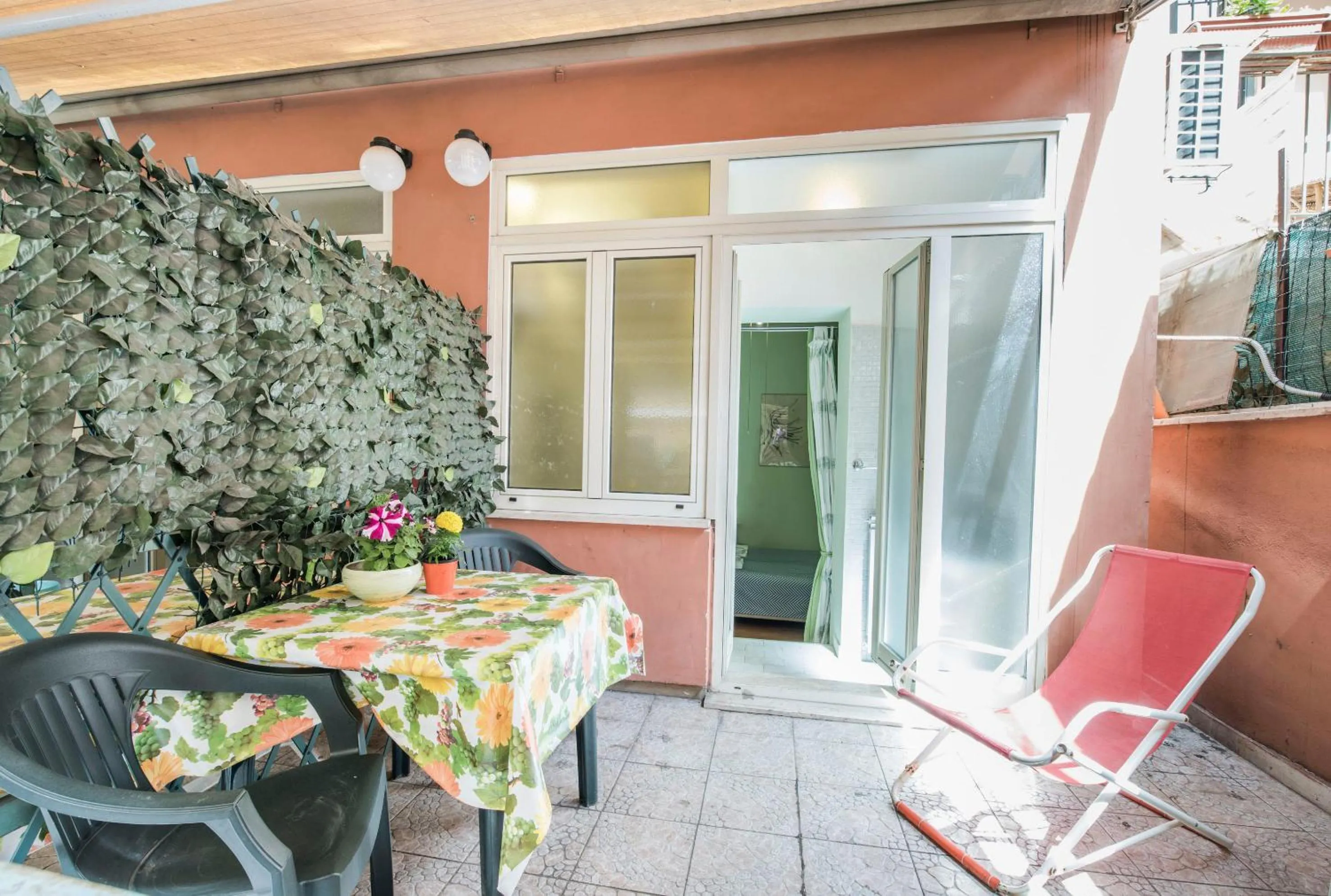 Balcony/Terrace in A Roma San Pietro Best Bed