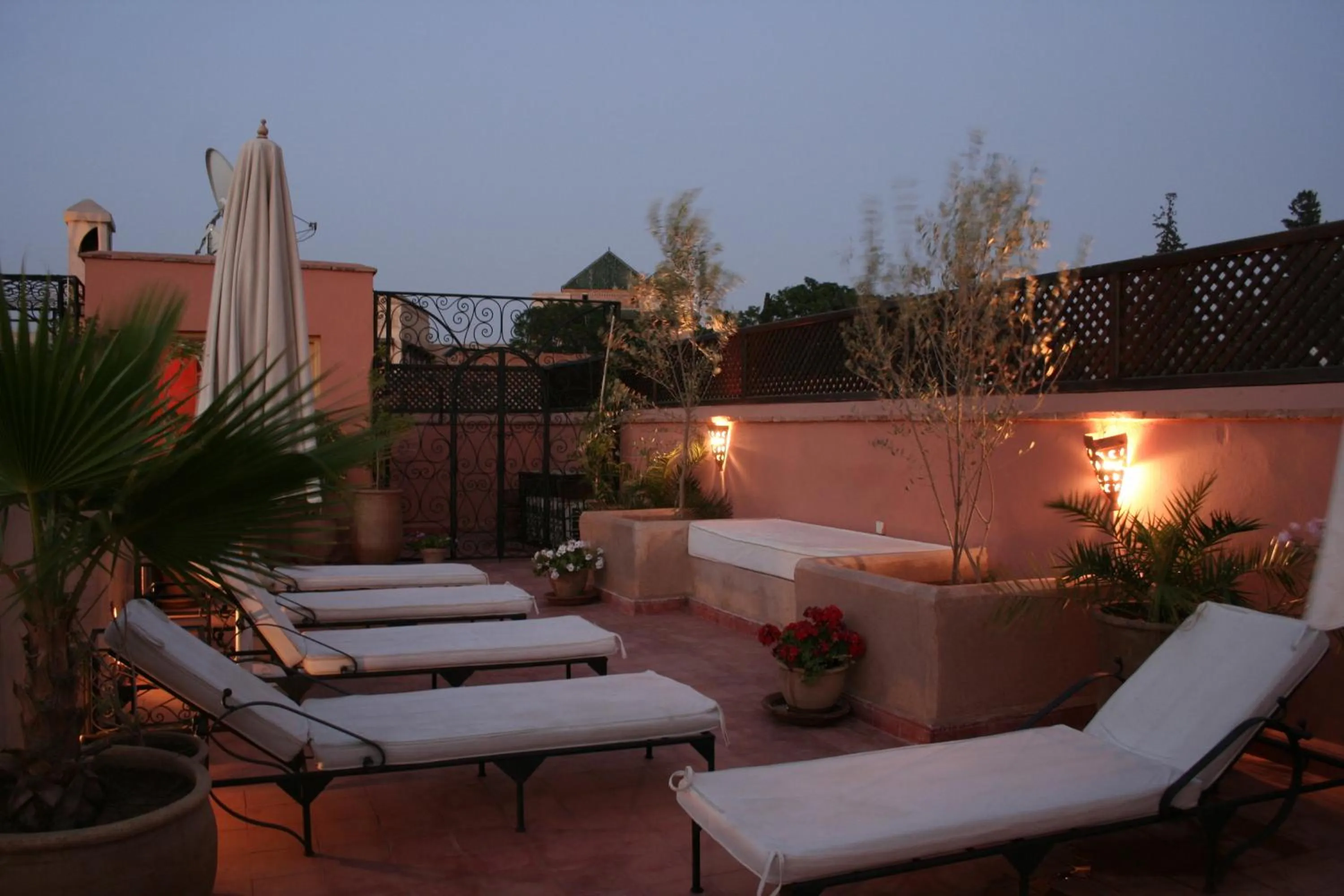 Balcony/Terrace in Riad Sofia