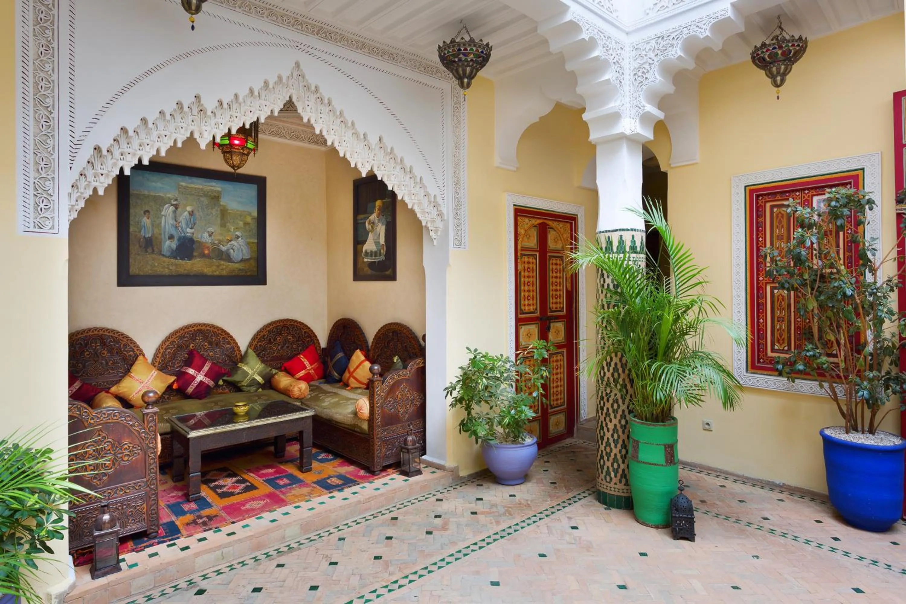 Patio in Riad Sofia
