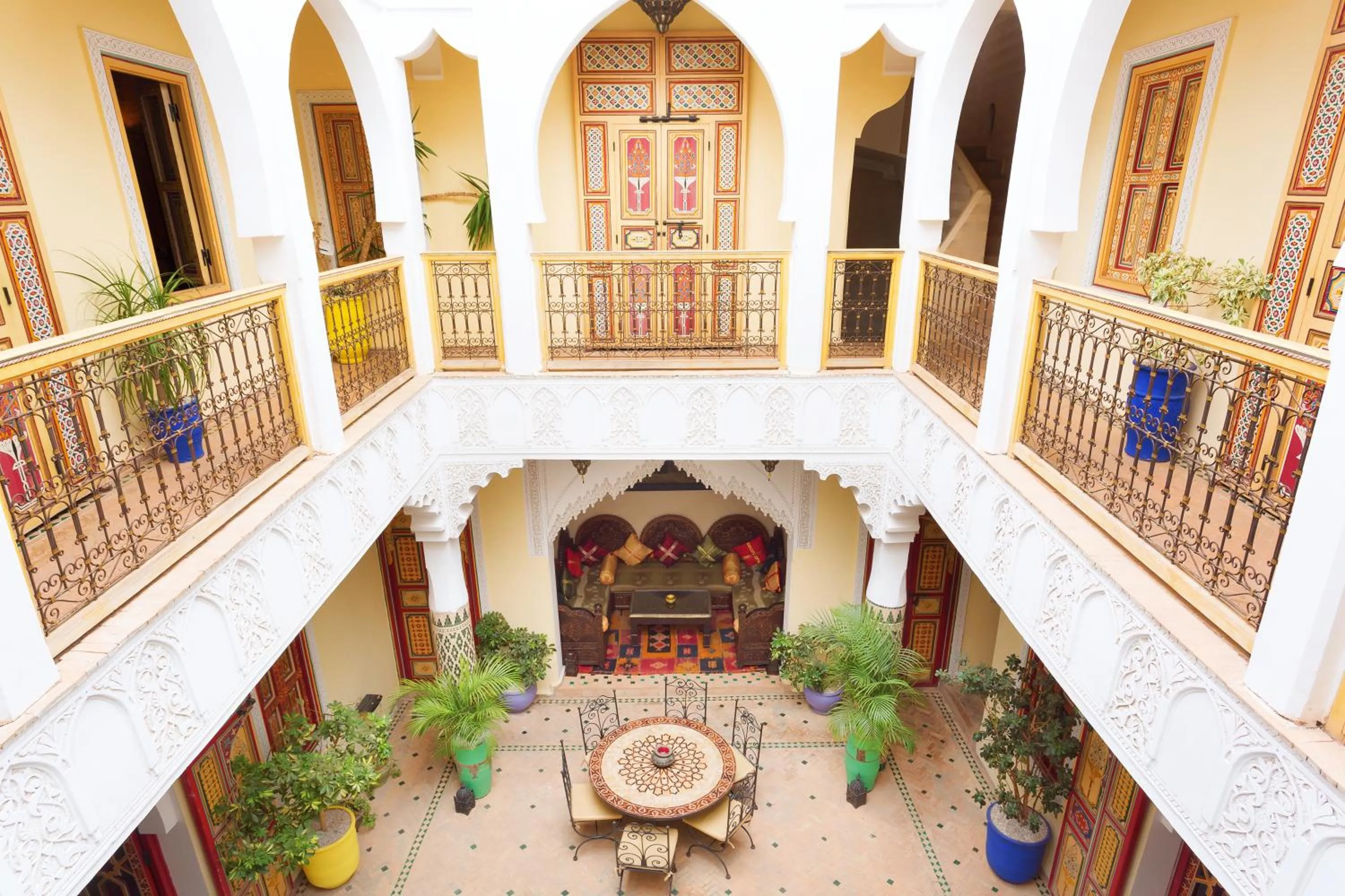 Patio in Riad Sofia