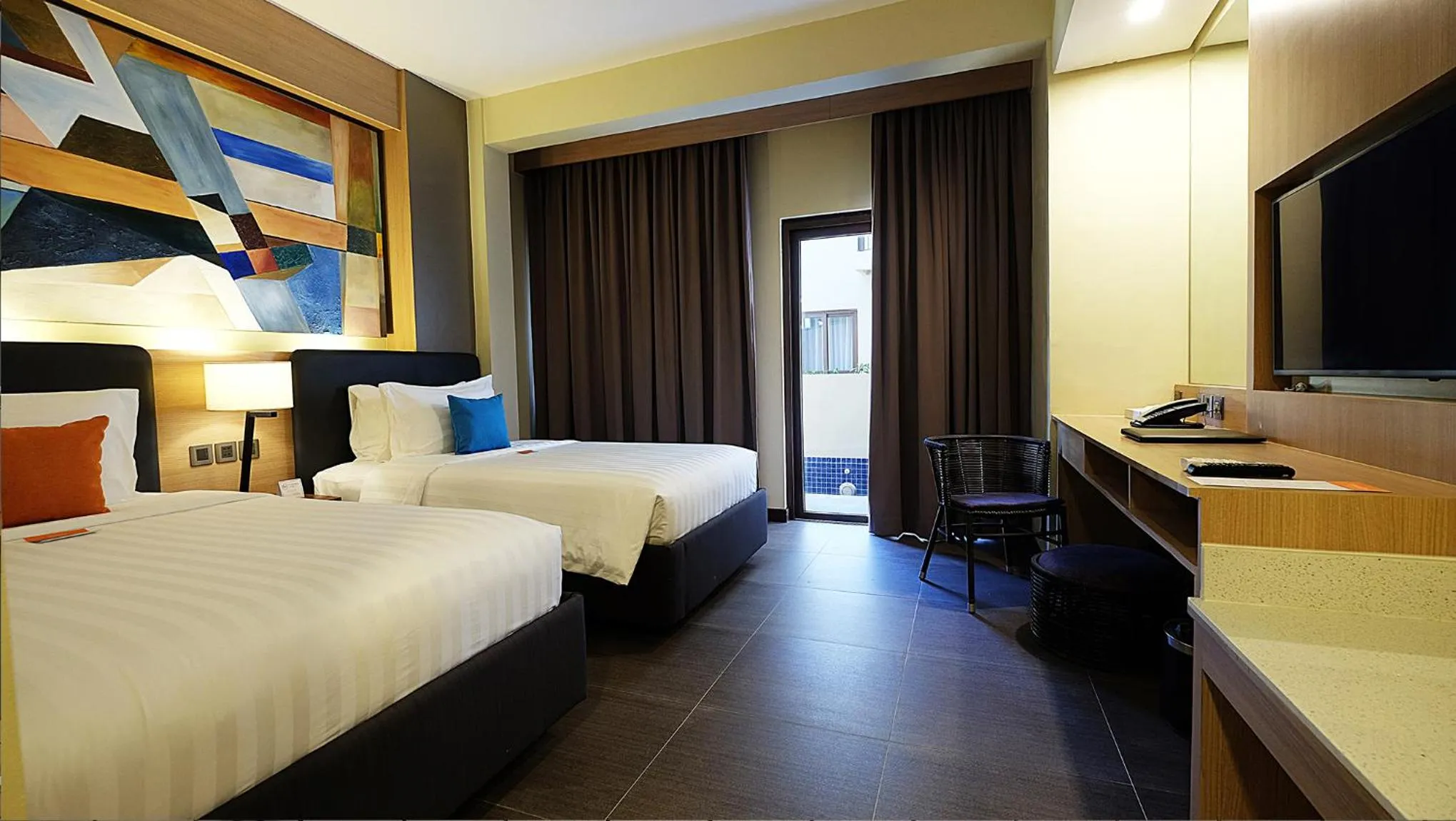 Bed in Altabriza Resort Boracay