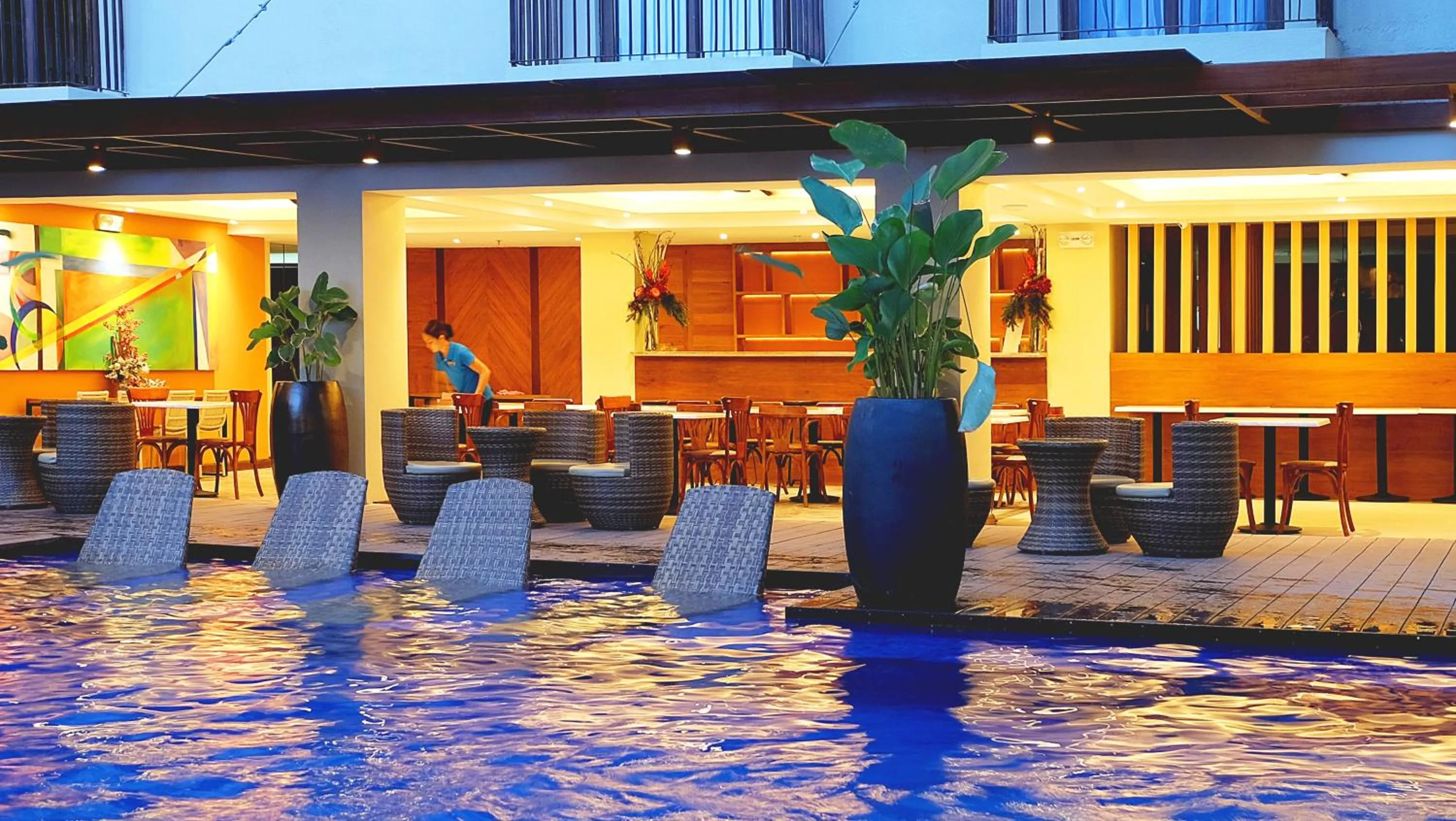 Swimming pool in Altabriza Resort Boracay