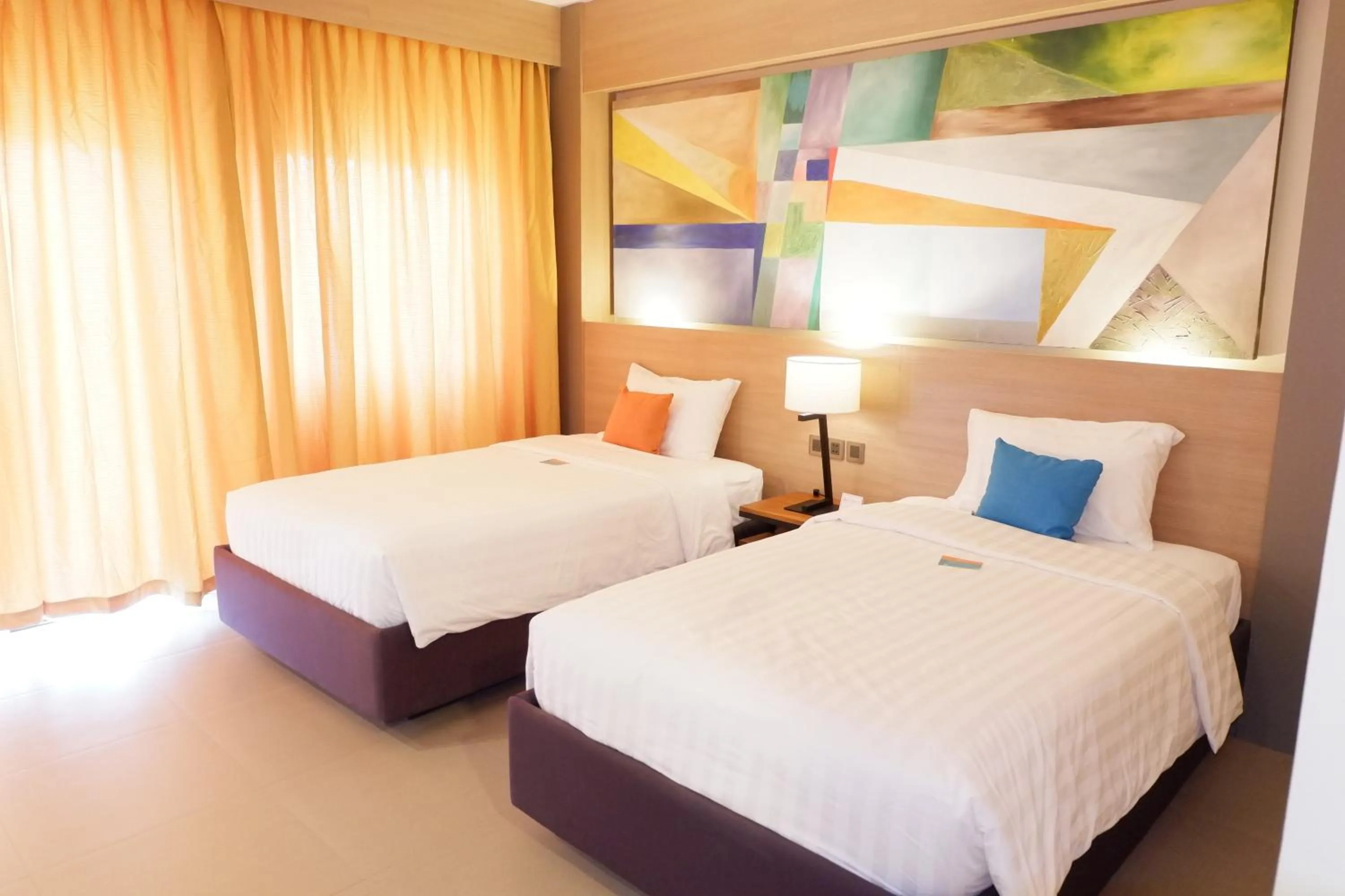 Bed in Altabriza Resort Boracay