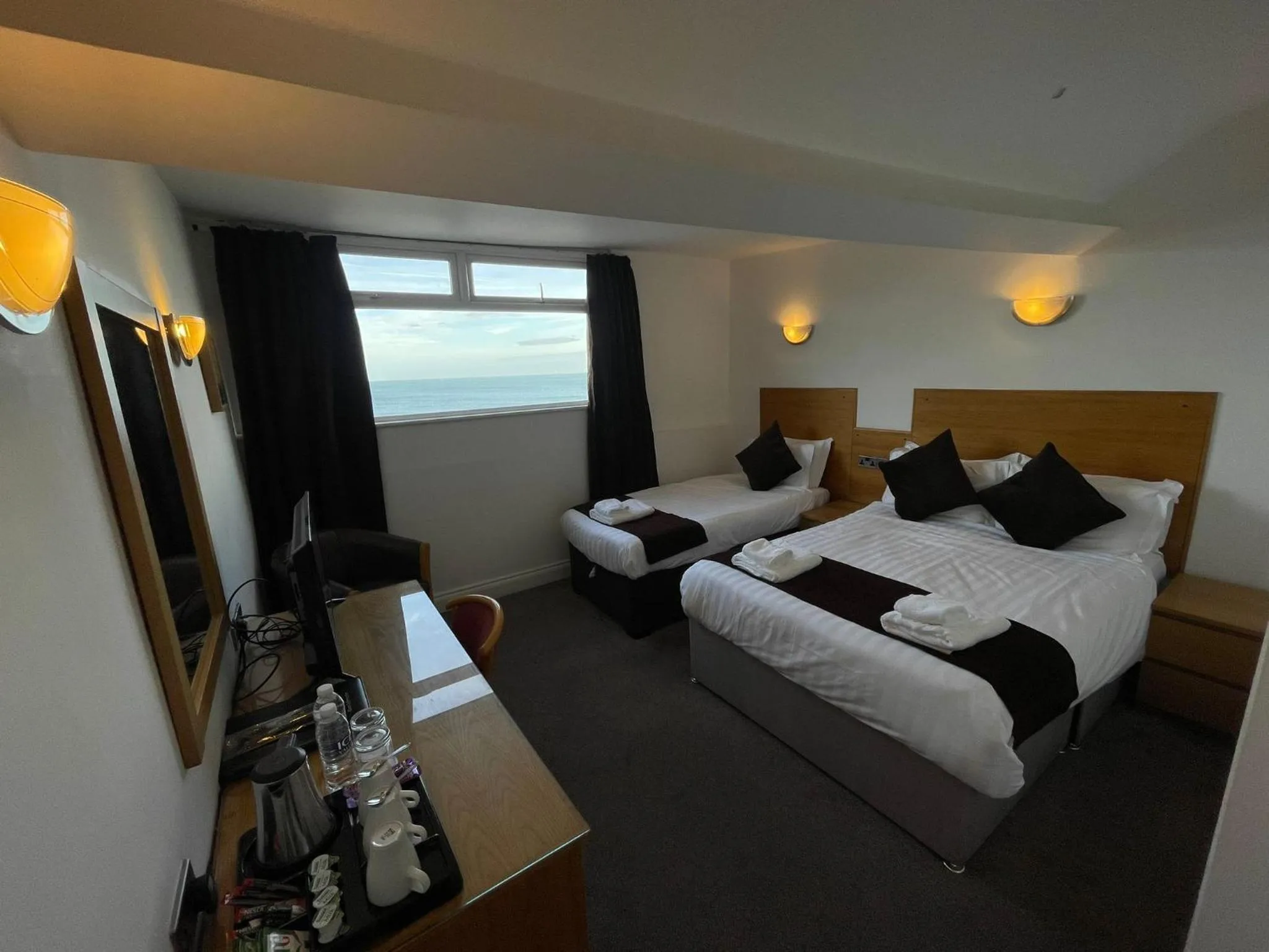 Bedroom, Bed in Four Saints Brig Y Don Hotel