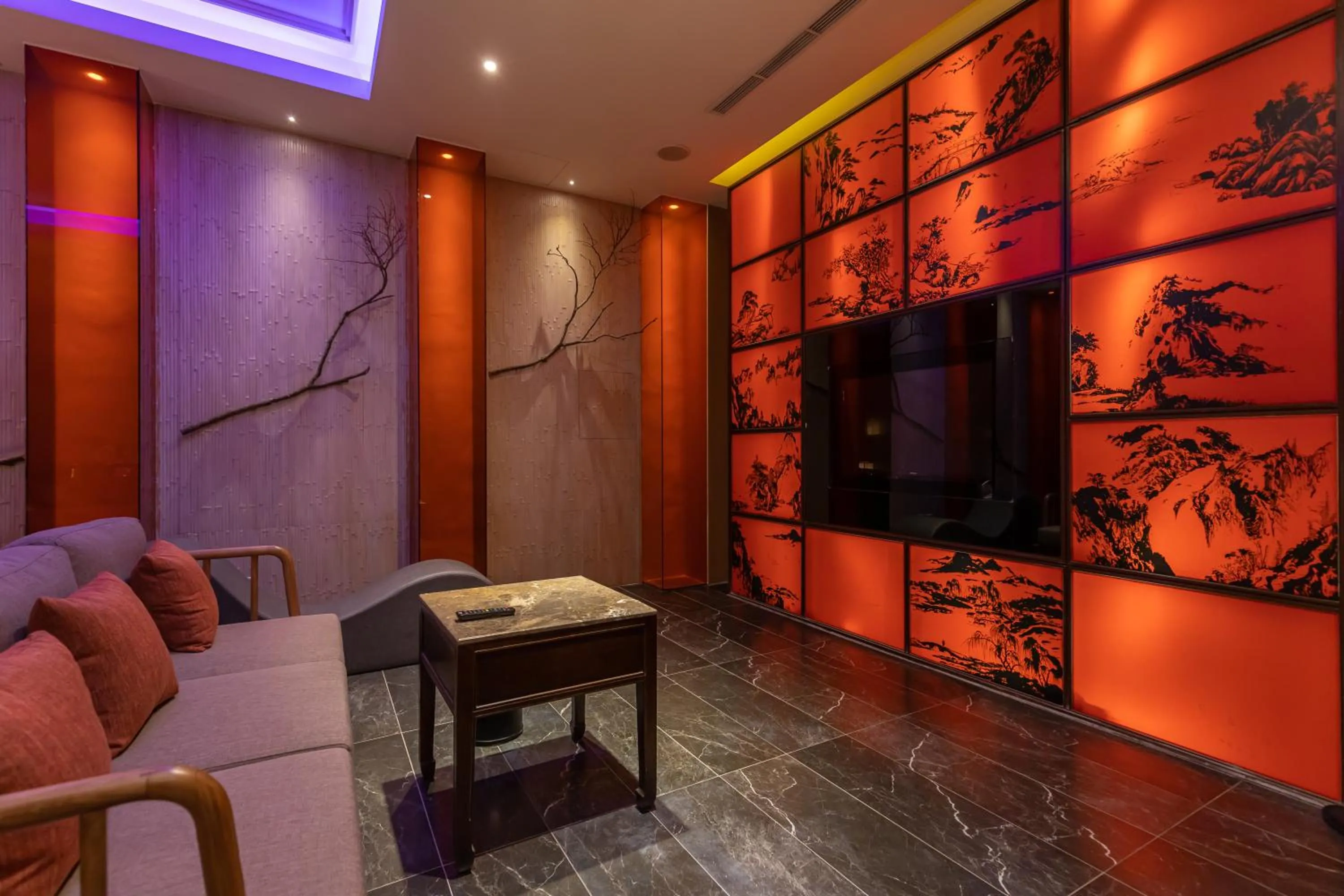 Living room in Vogue Boutique Motel