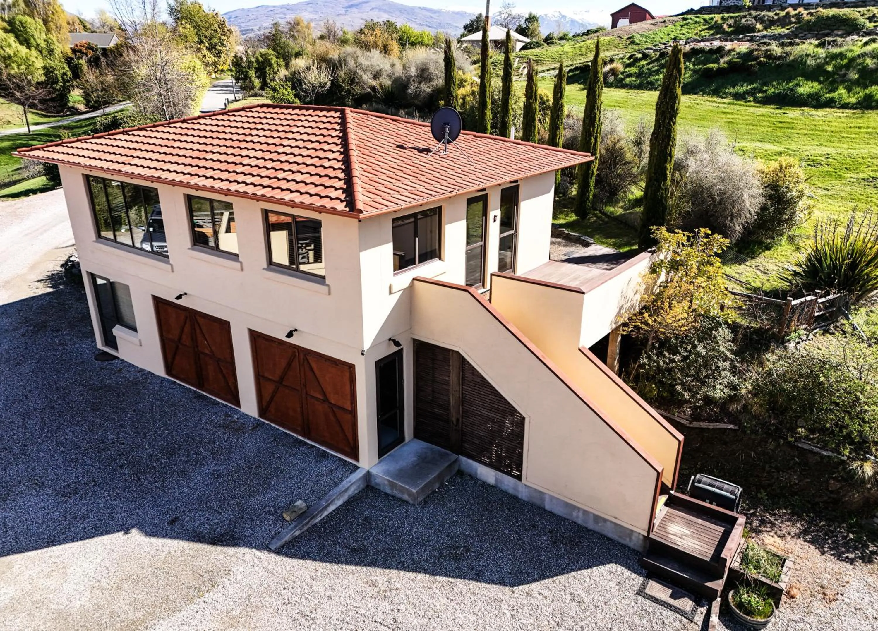 Bird's eye view in Bannockburn House