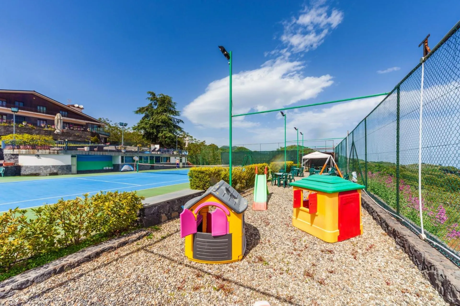 Children play ground in Etna Hut