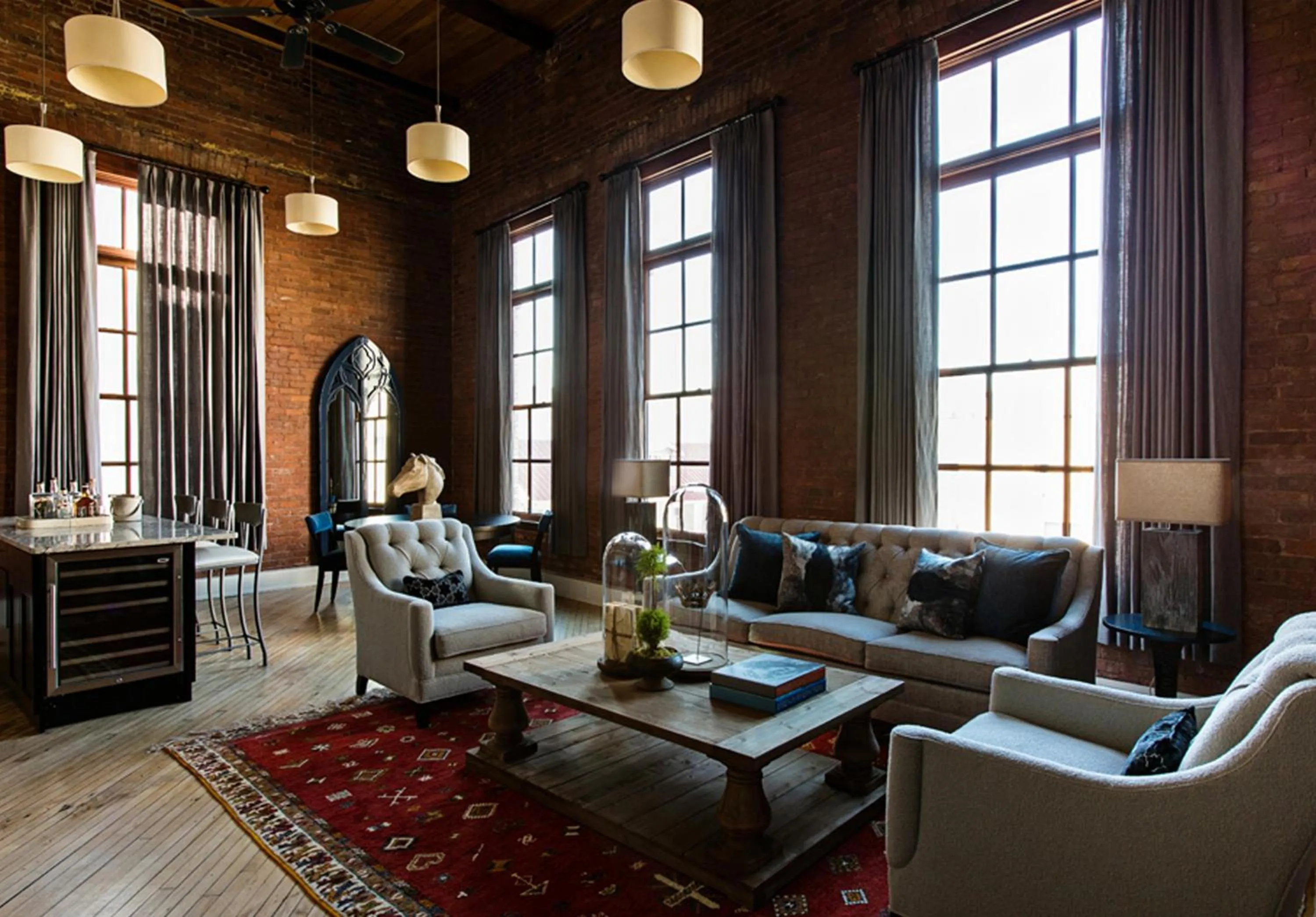 Living room in The Restoration Hotel