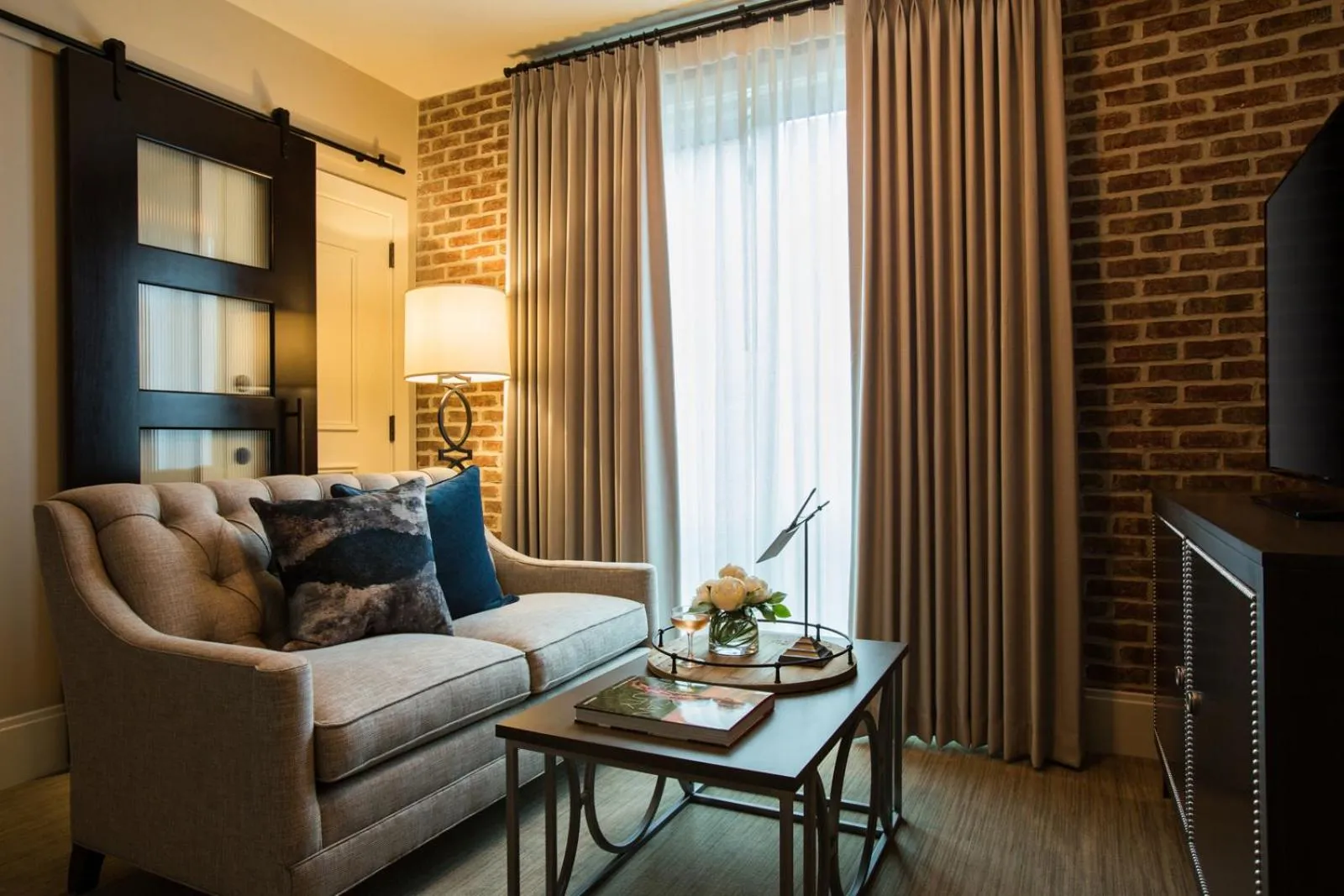 Seating area in The Restoration Hotel