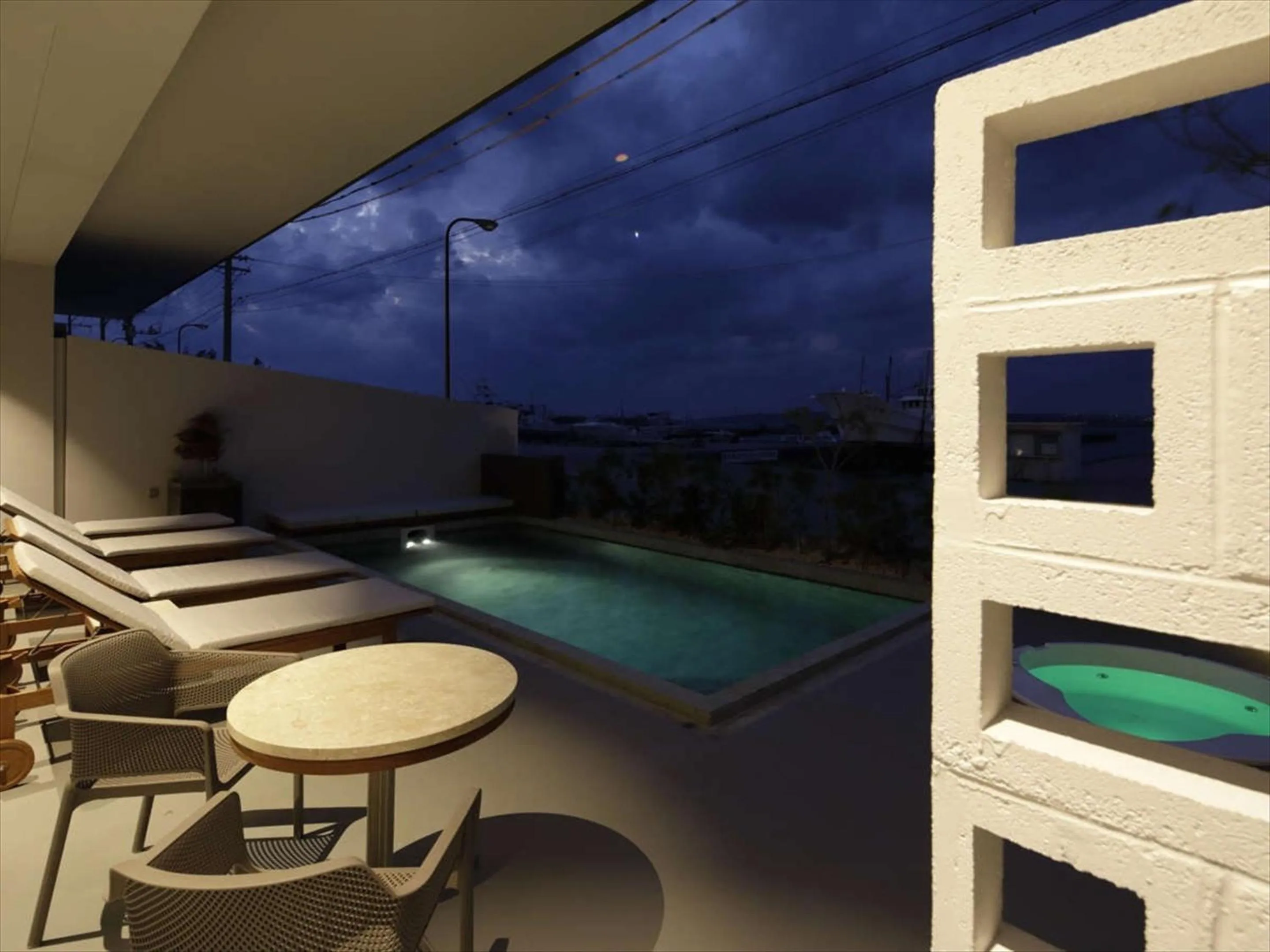 Pool view in Hotel Locus