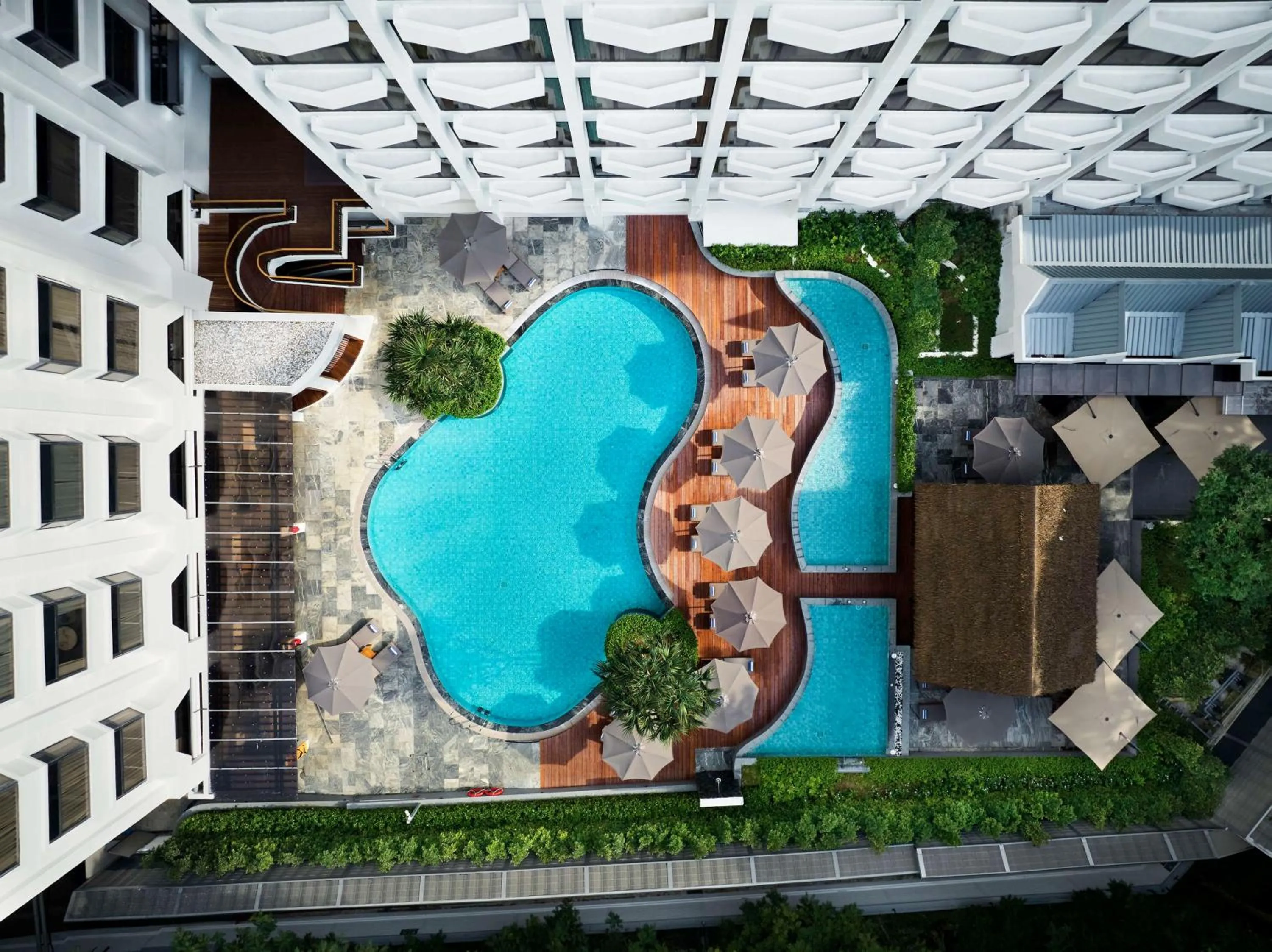 Pool view in Hilton Petaling Jaya