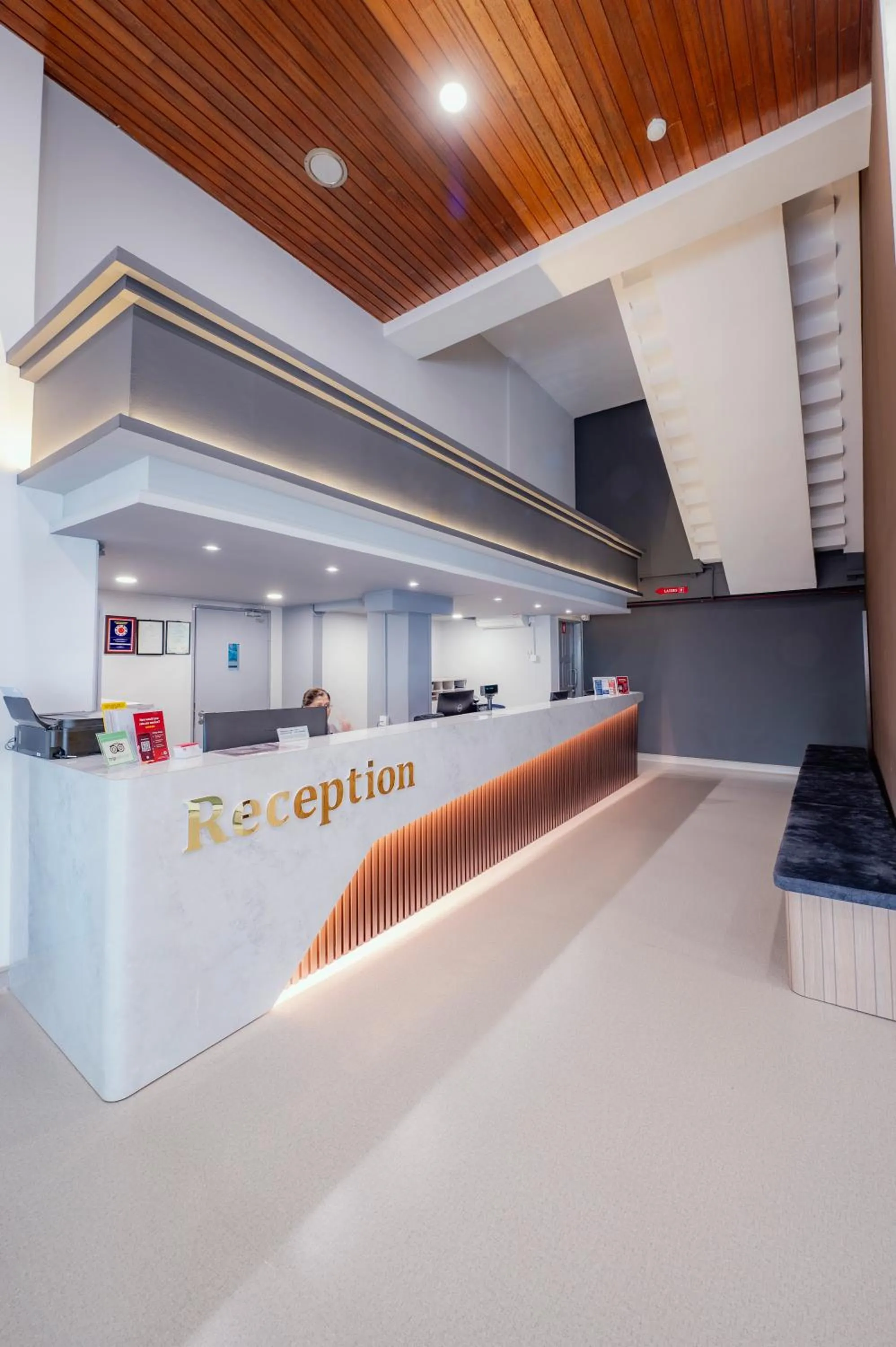 Lobby or reception in YMCA Penang