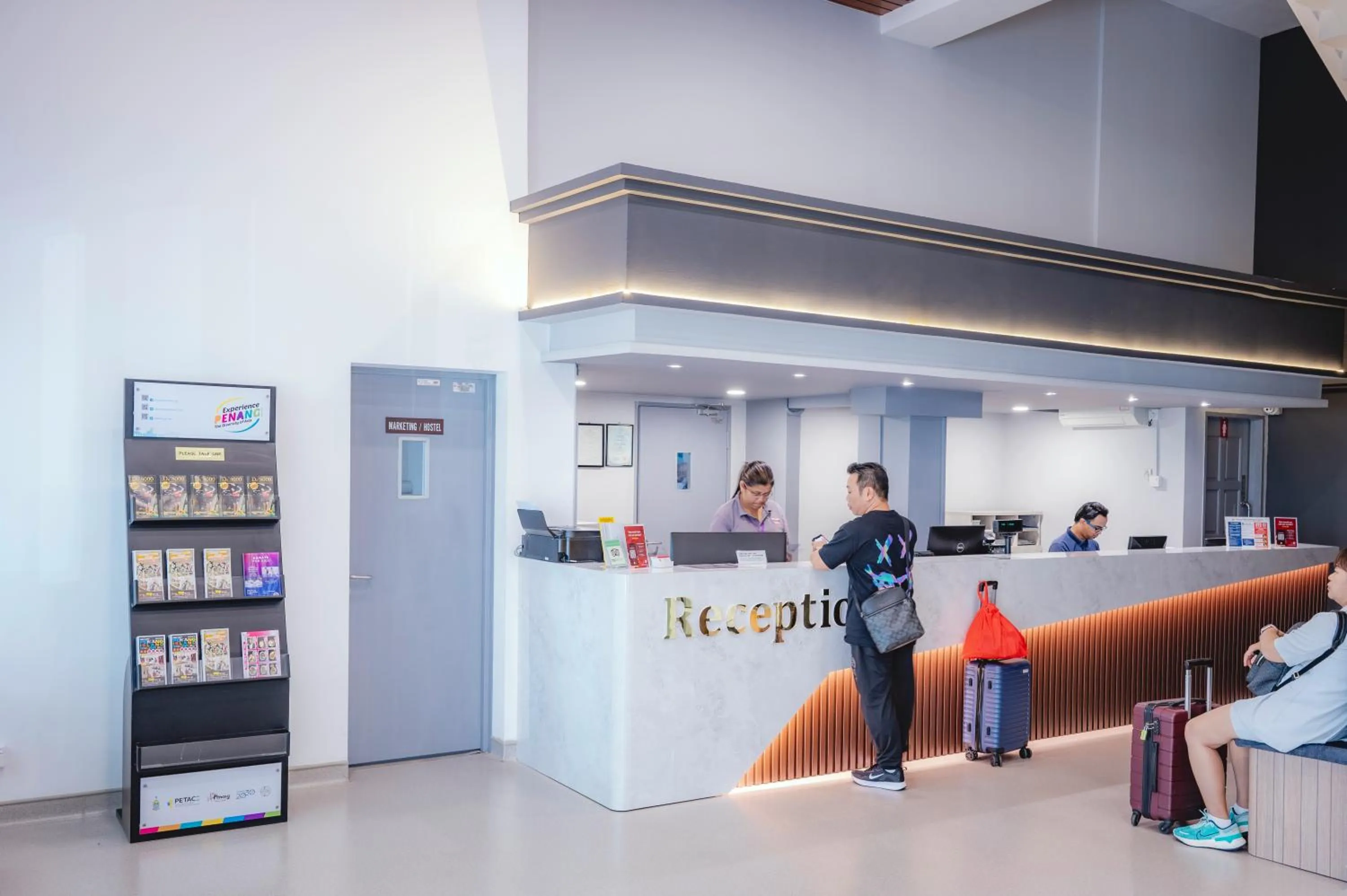 Lobby or reception in YMCA Penang