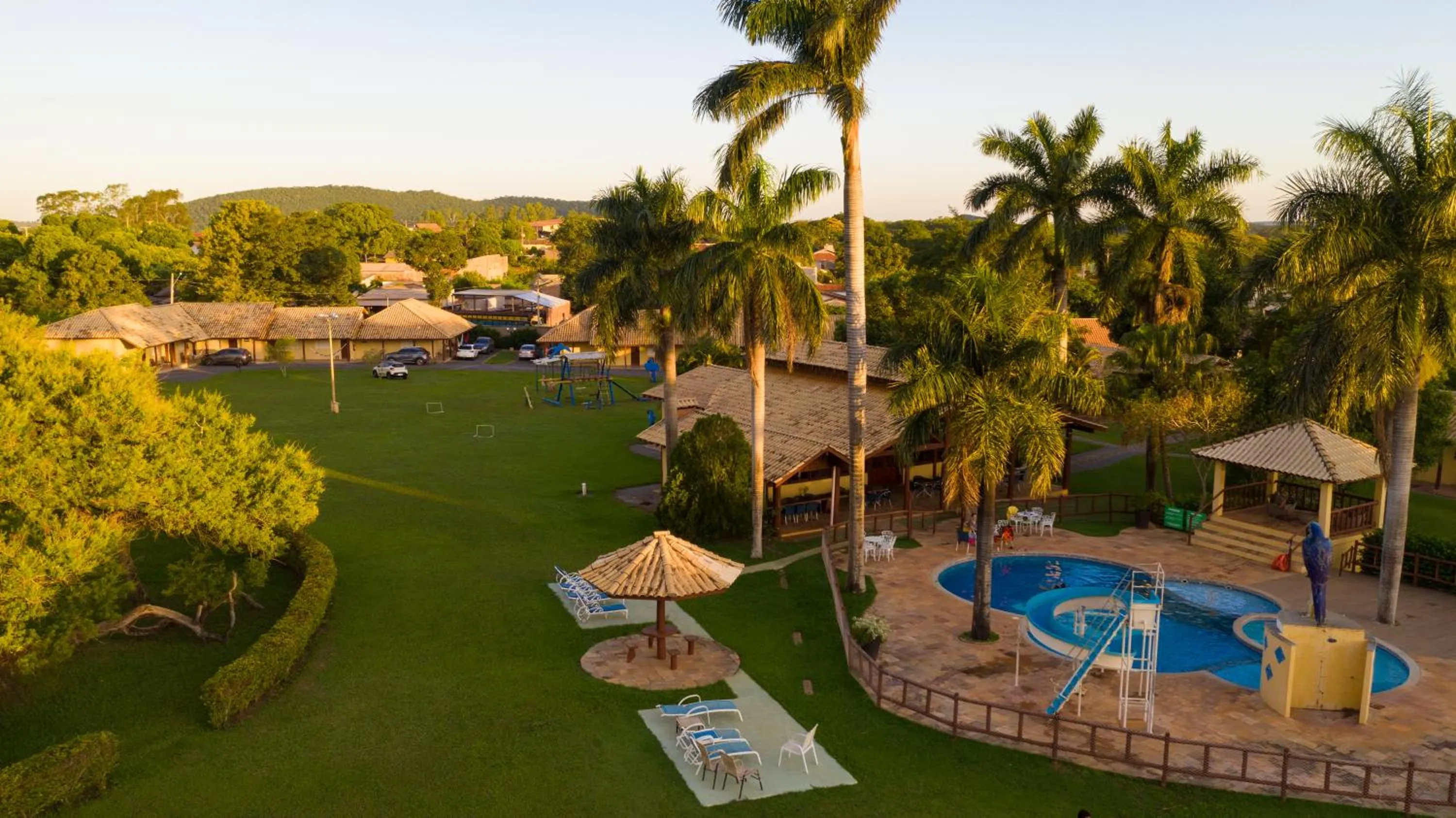 Garden view in Hotel Pousada Arauna