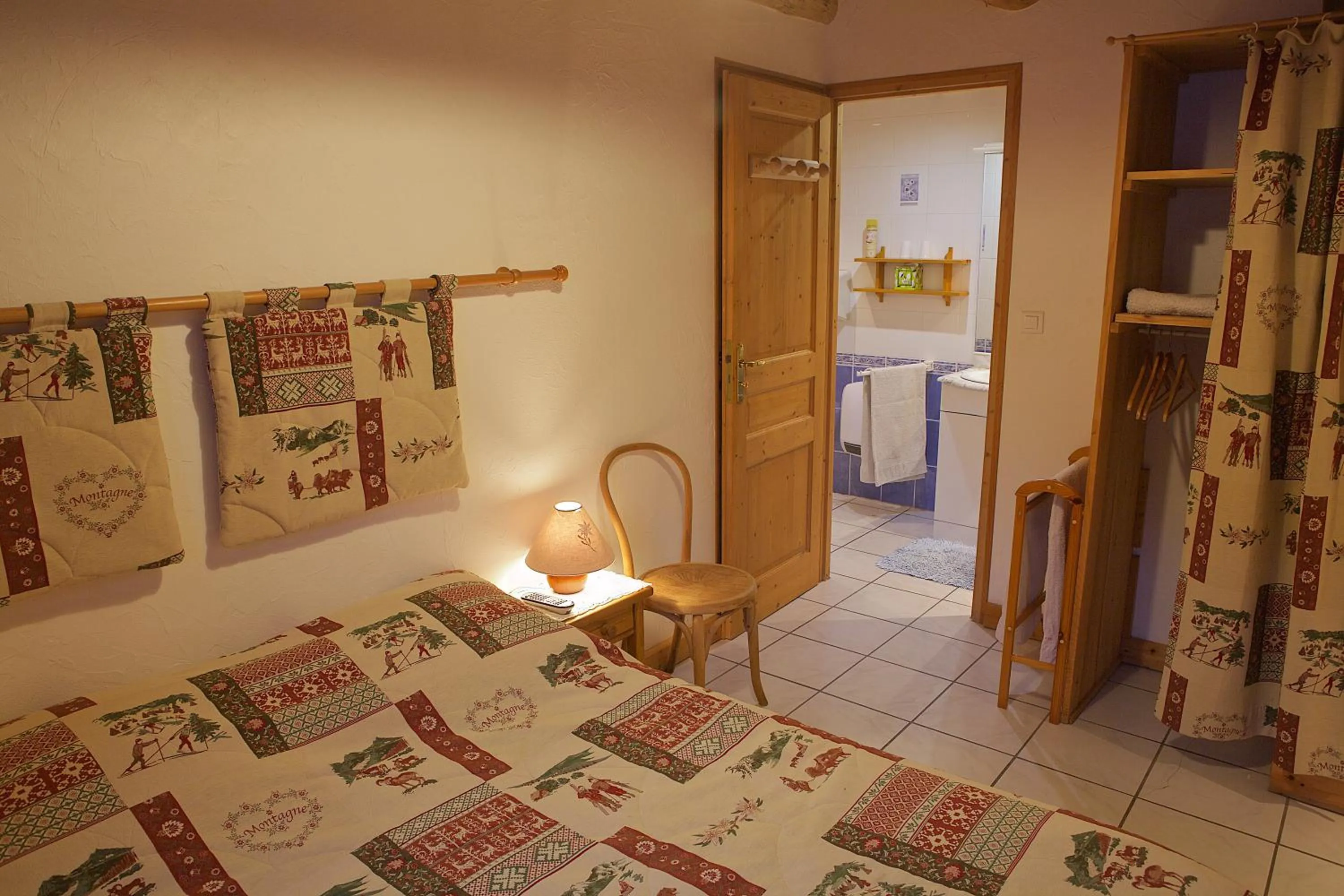 Bed in La ferme du Mont-Blanc