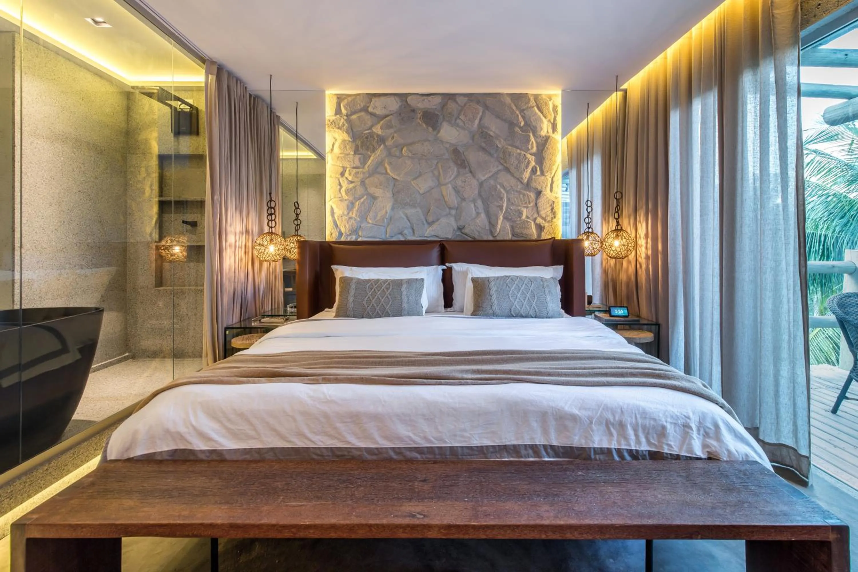 Bed in Villas Supreme Hotel