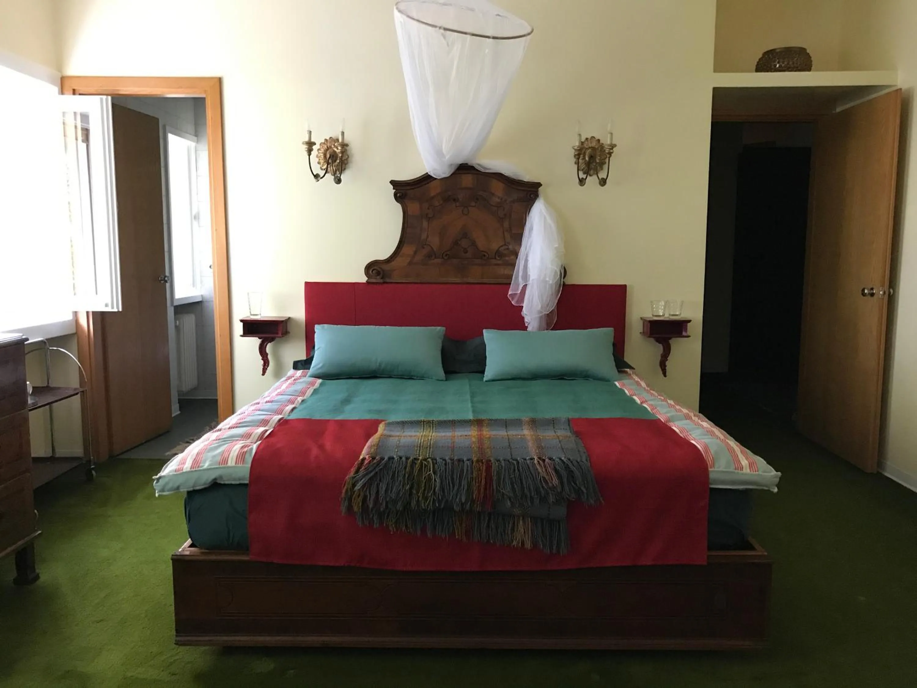 Bed in La Casa Blu di Monasteto