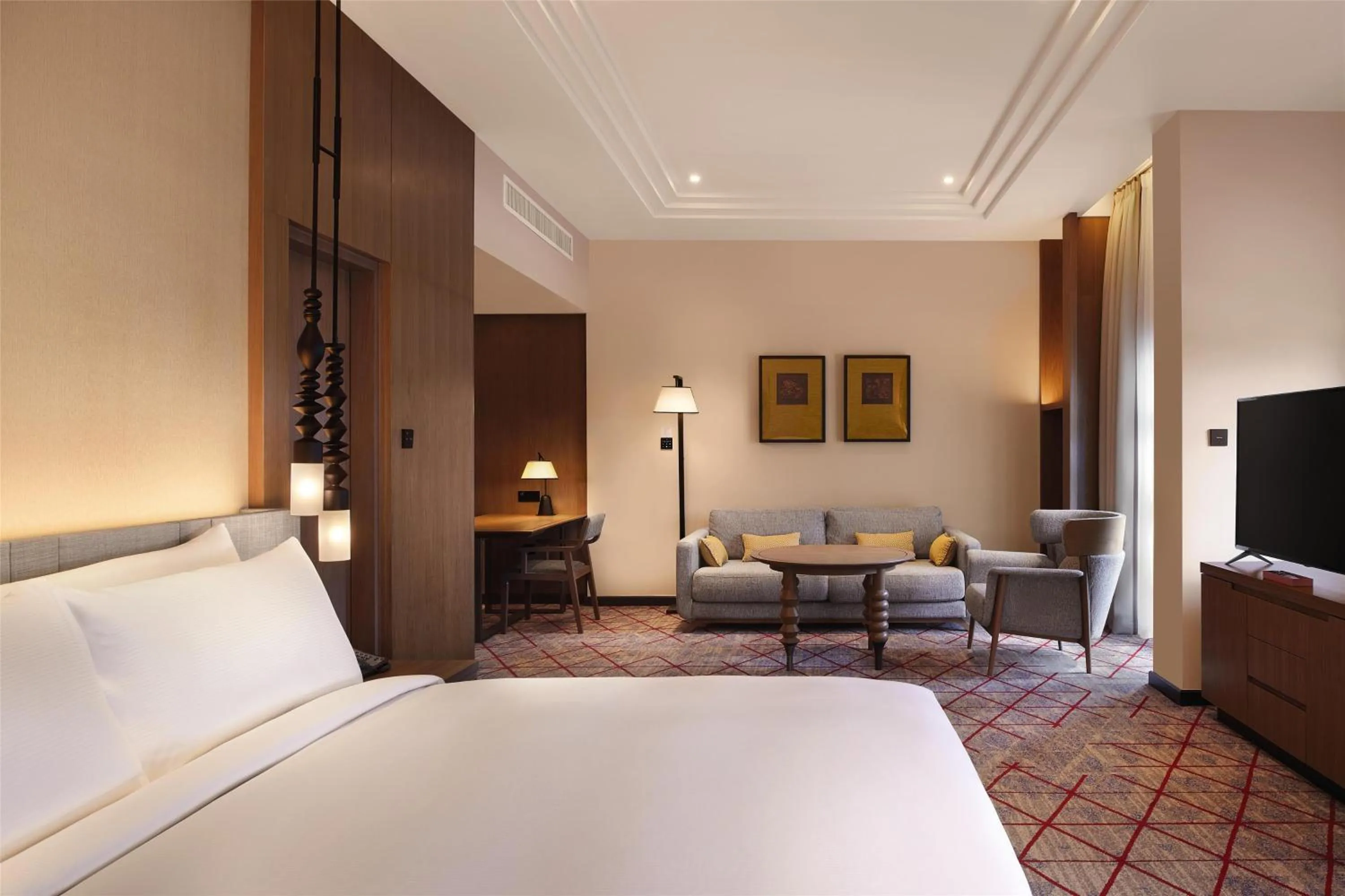 Living room, Bed in DoubleTree by Hilton Putrajaya Lakeside