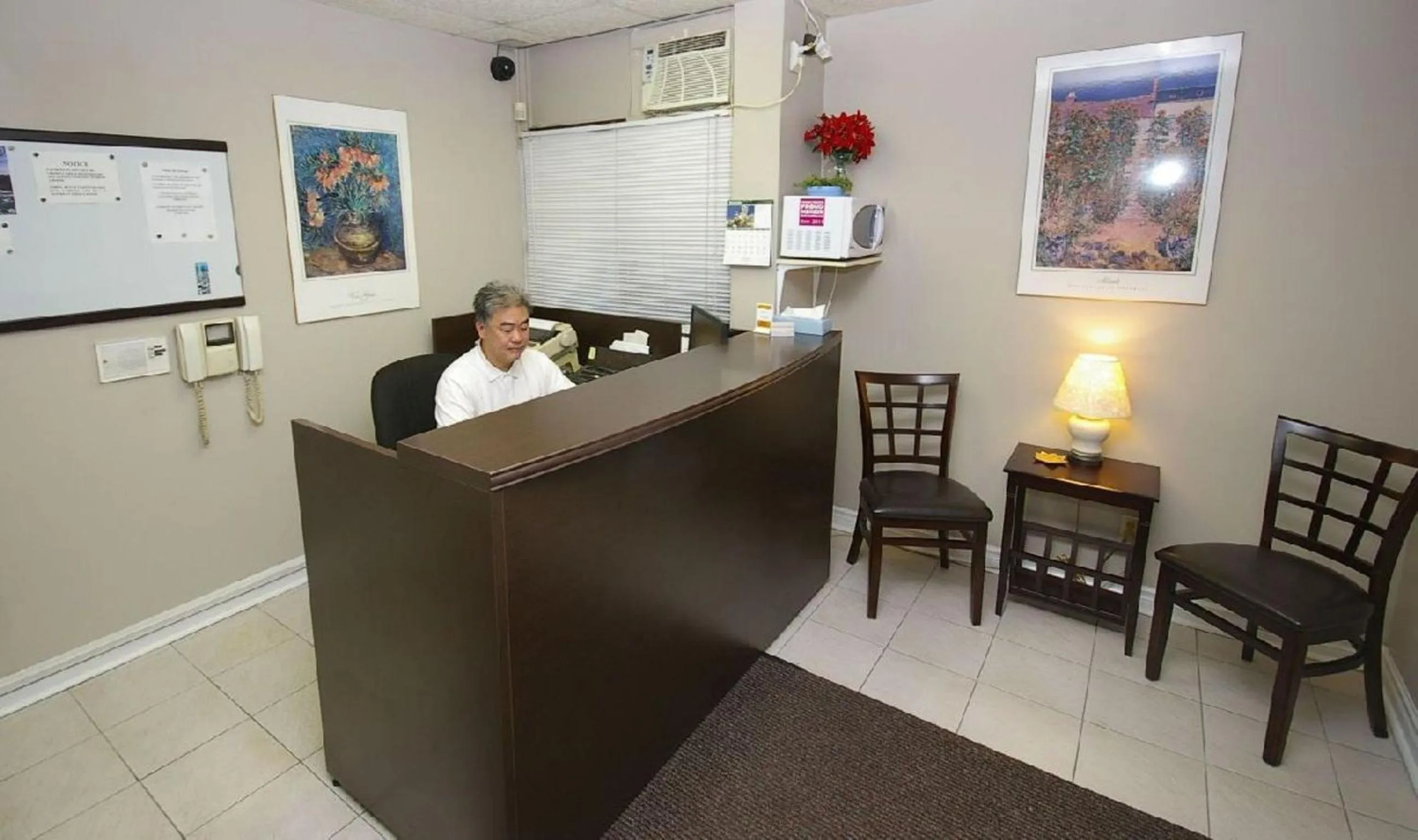 Lobby or reception in The Alexandra Hotel