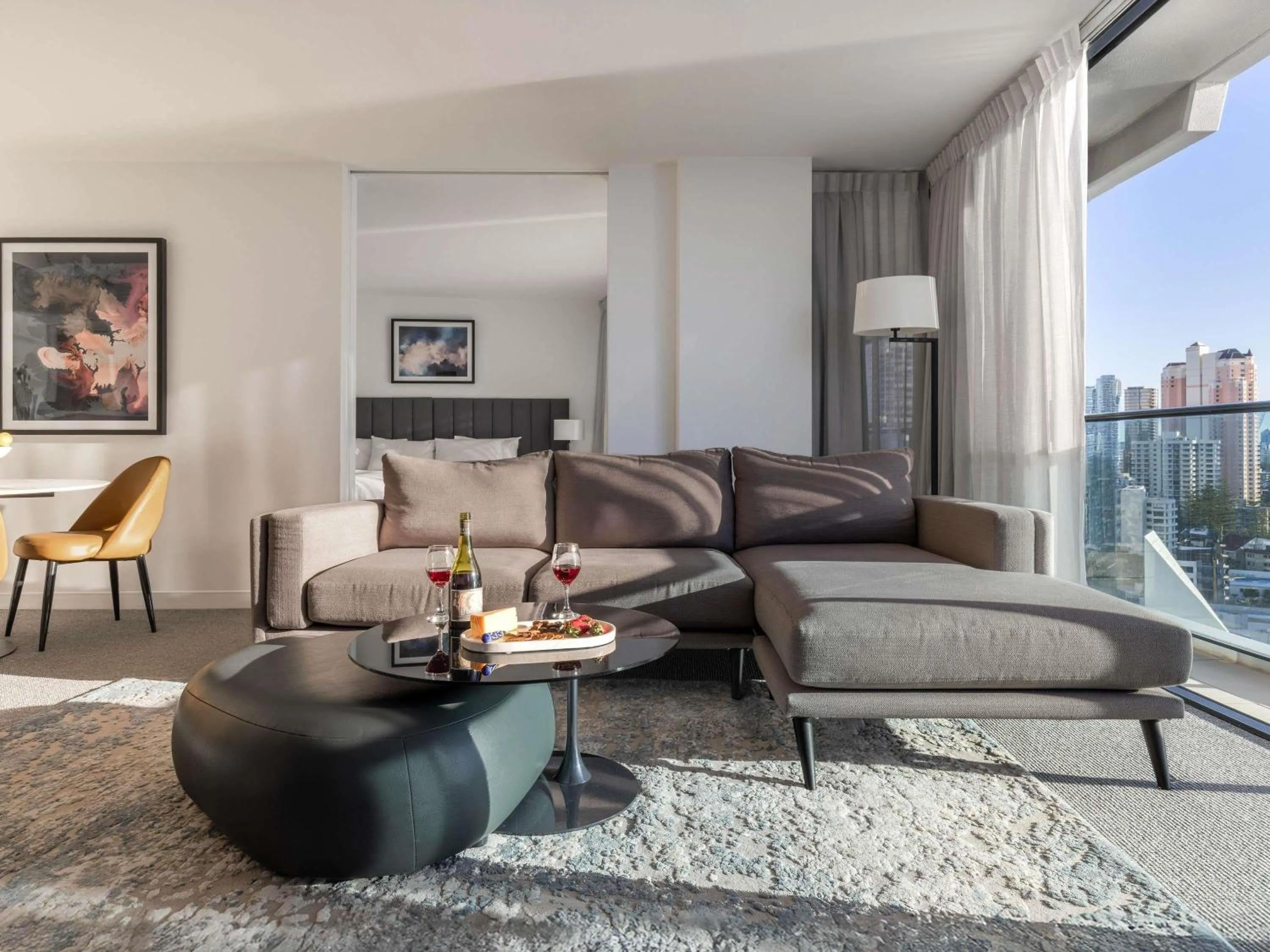 Bedroom in Peppers Broadbeach