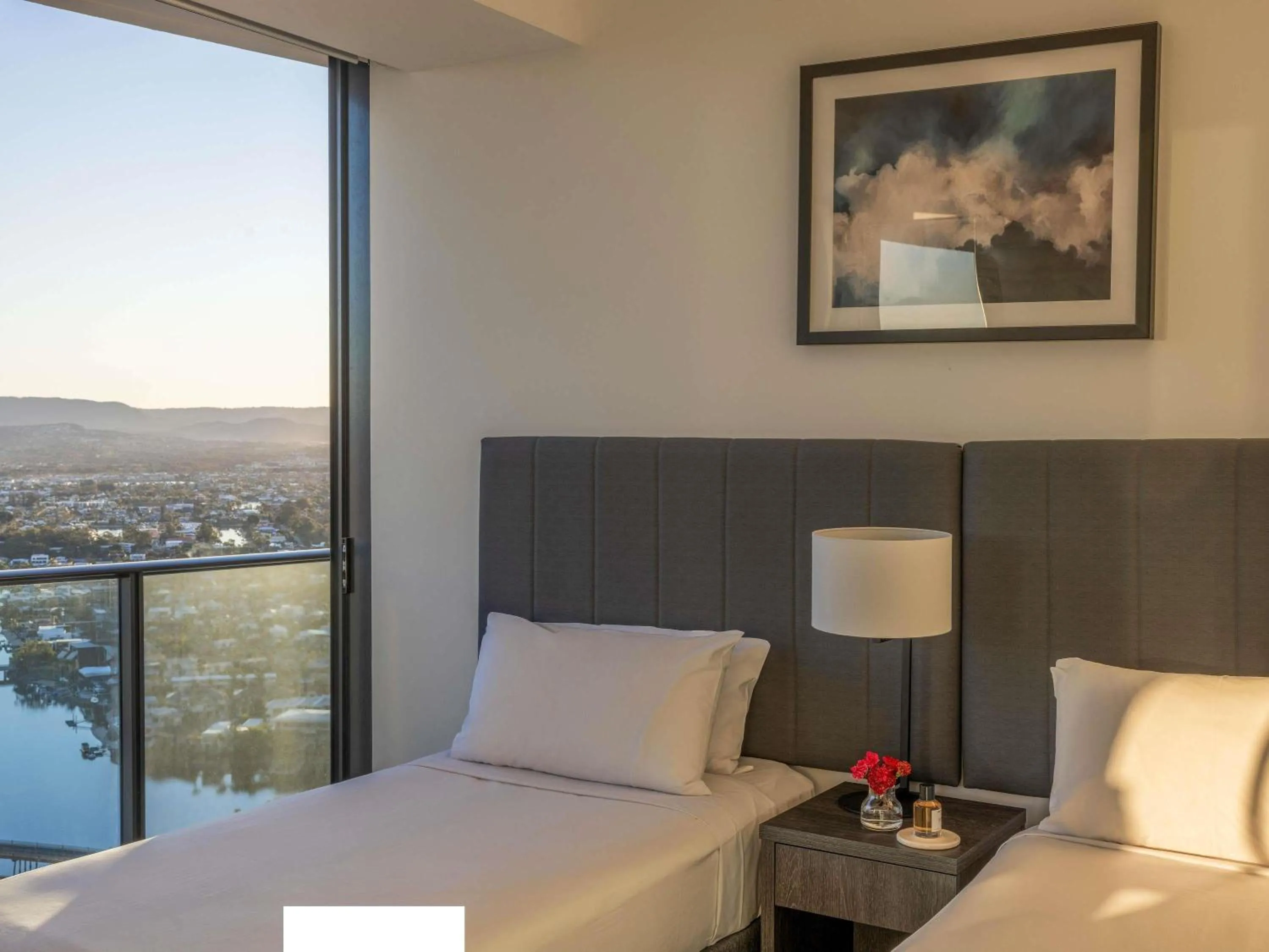 Bedroom in Peppers Broadbeach