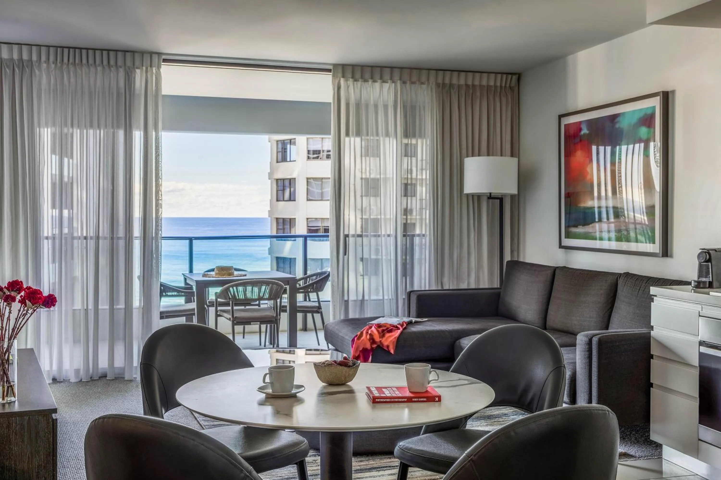 Living room in Peppers Broadbeach