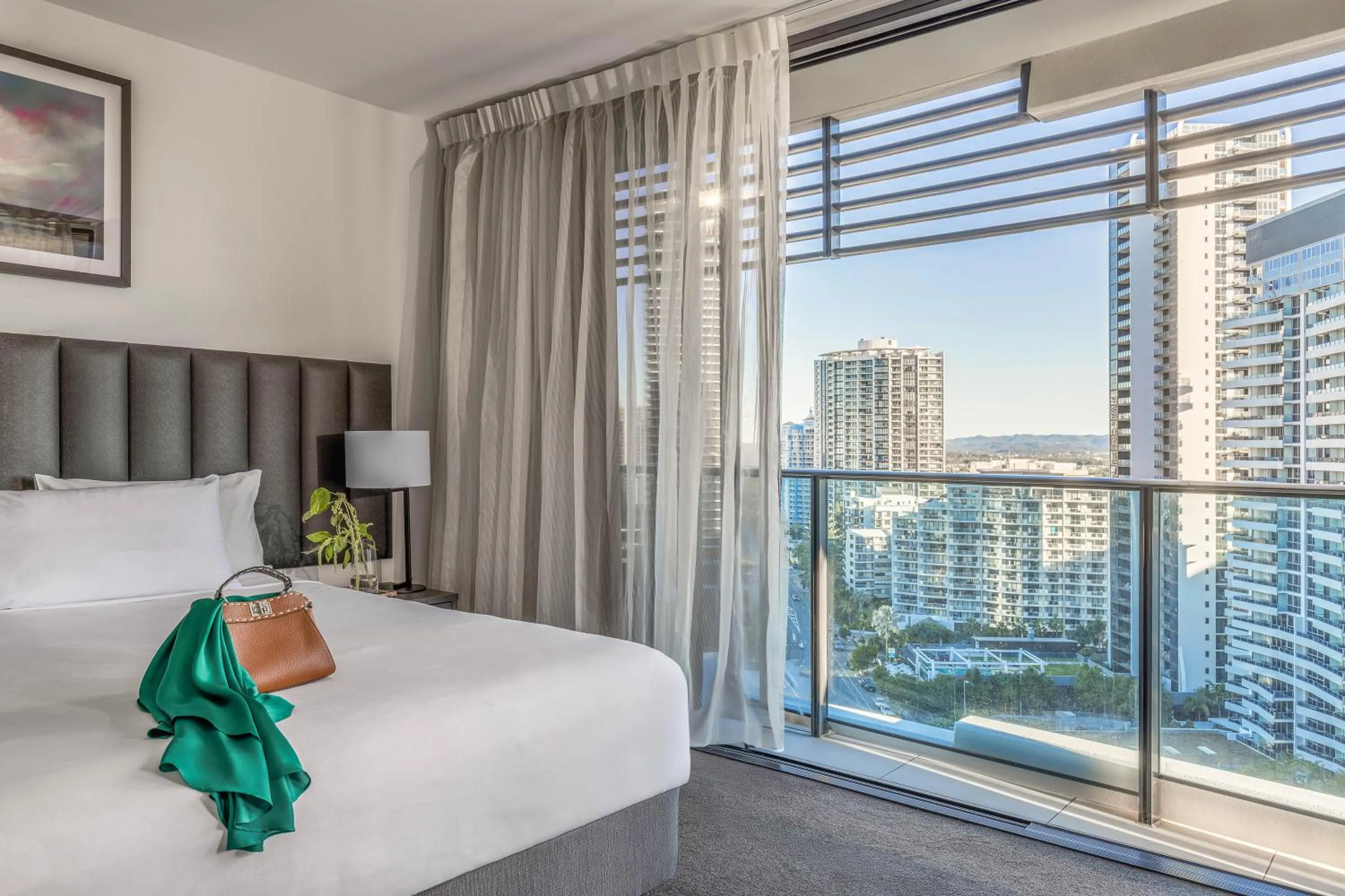 Bed in Peppers Broadbeach