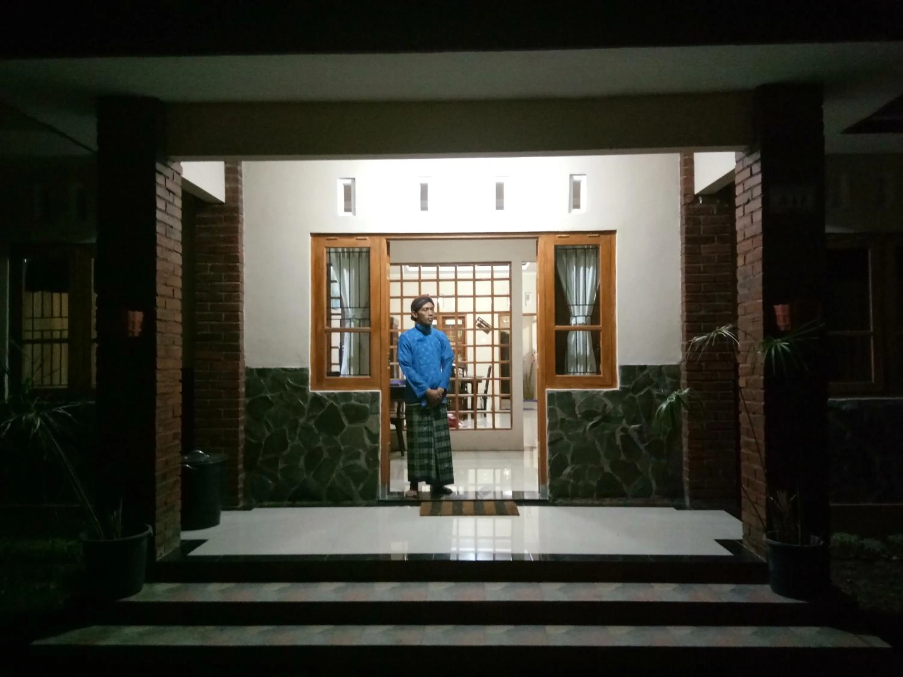 Facade/entrance in nDalem Eyang Dwijo