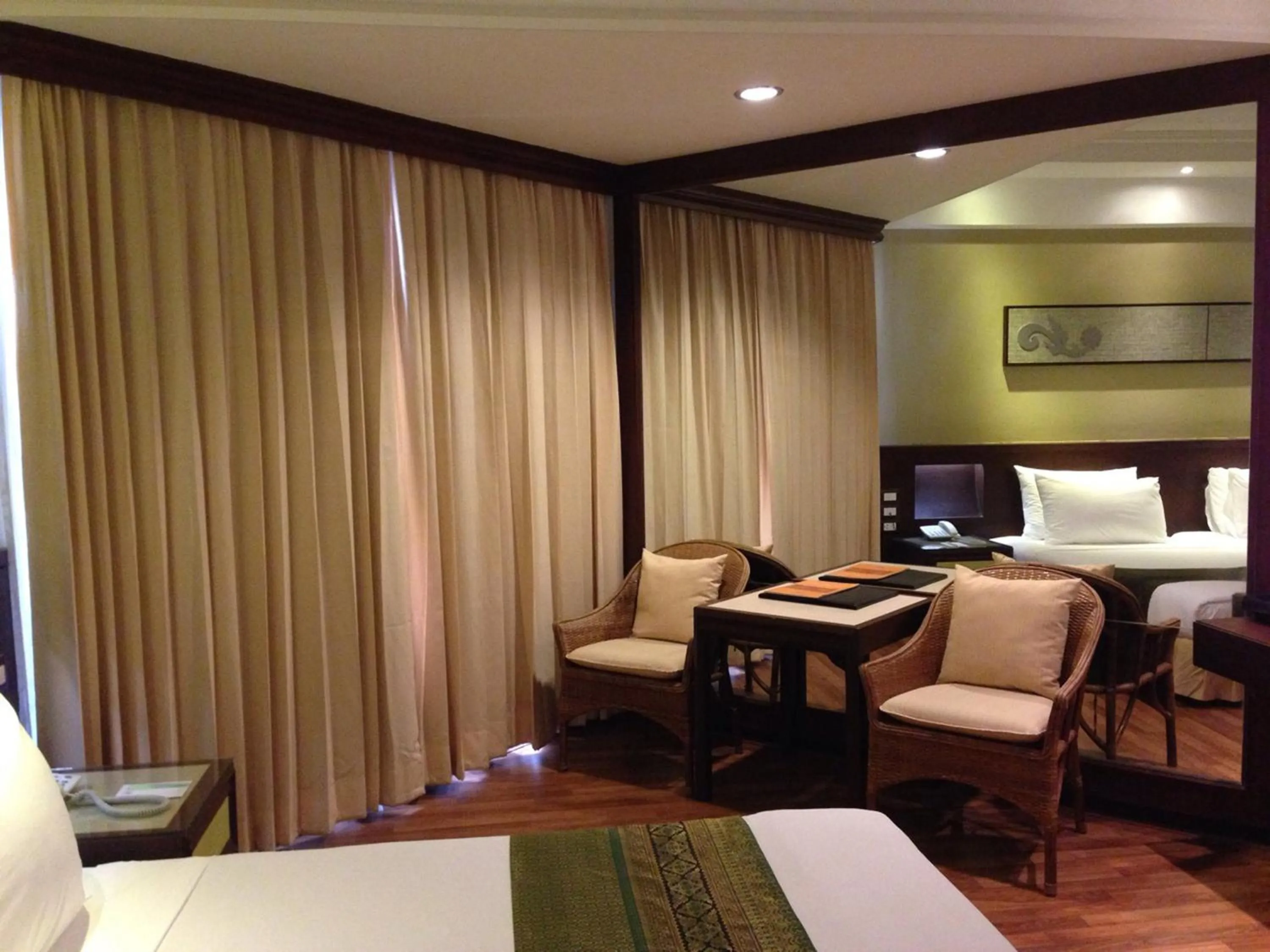 Bed in Wiang Inn Hotel