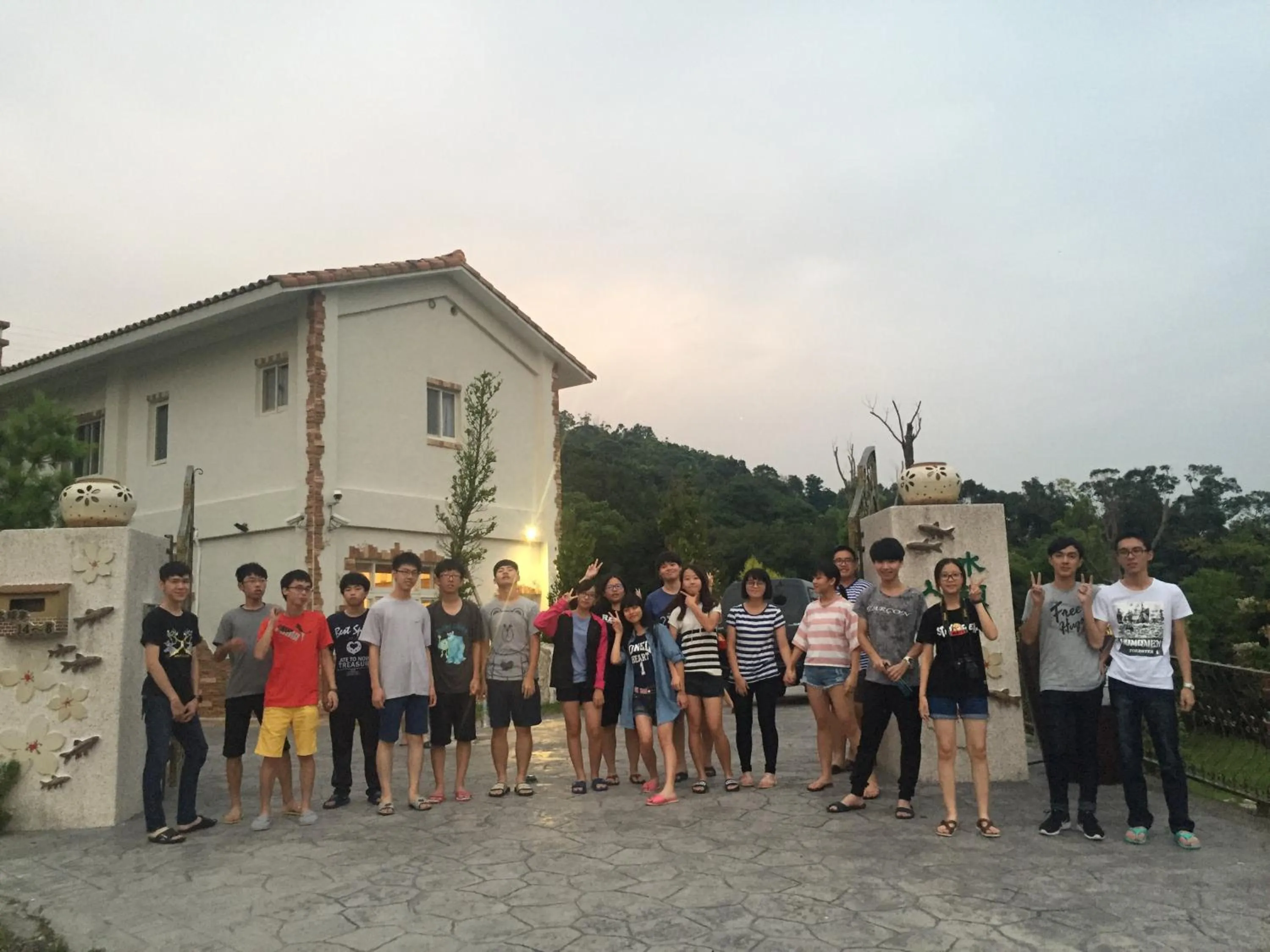 The house behind stream