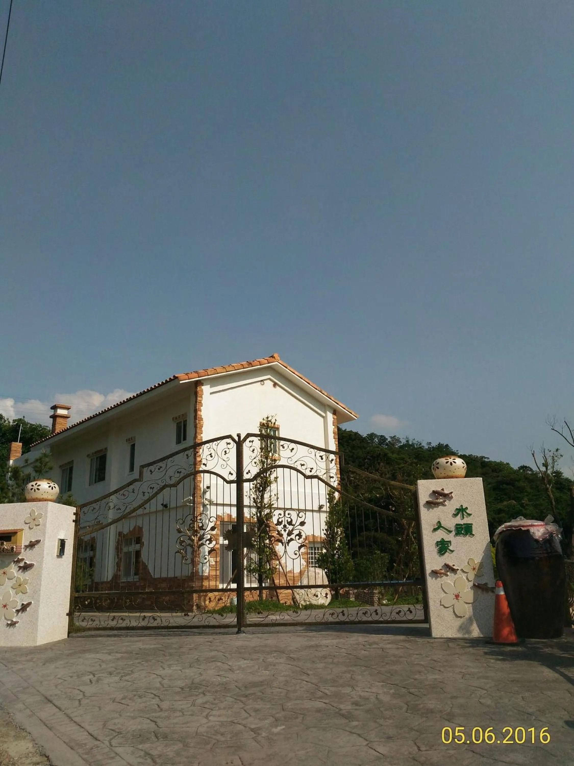 Property building in The house behind stream