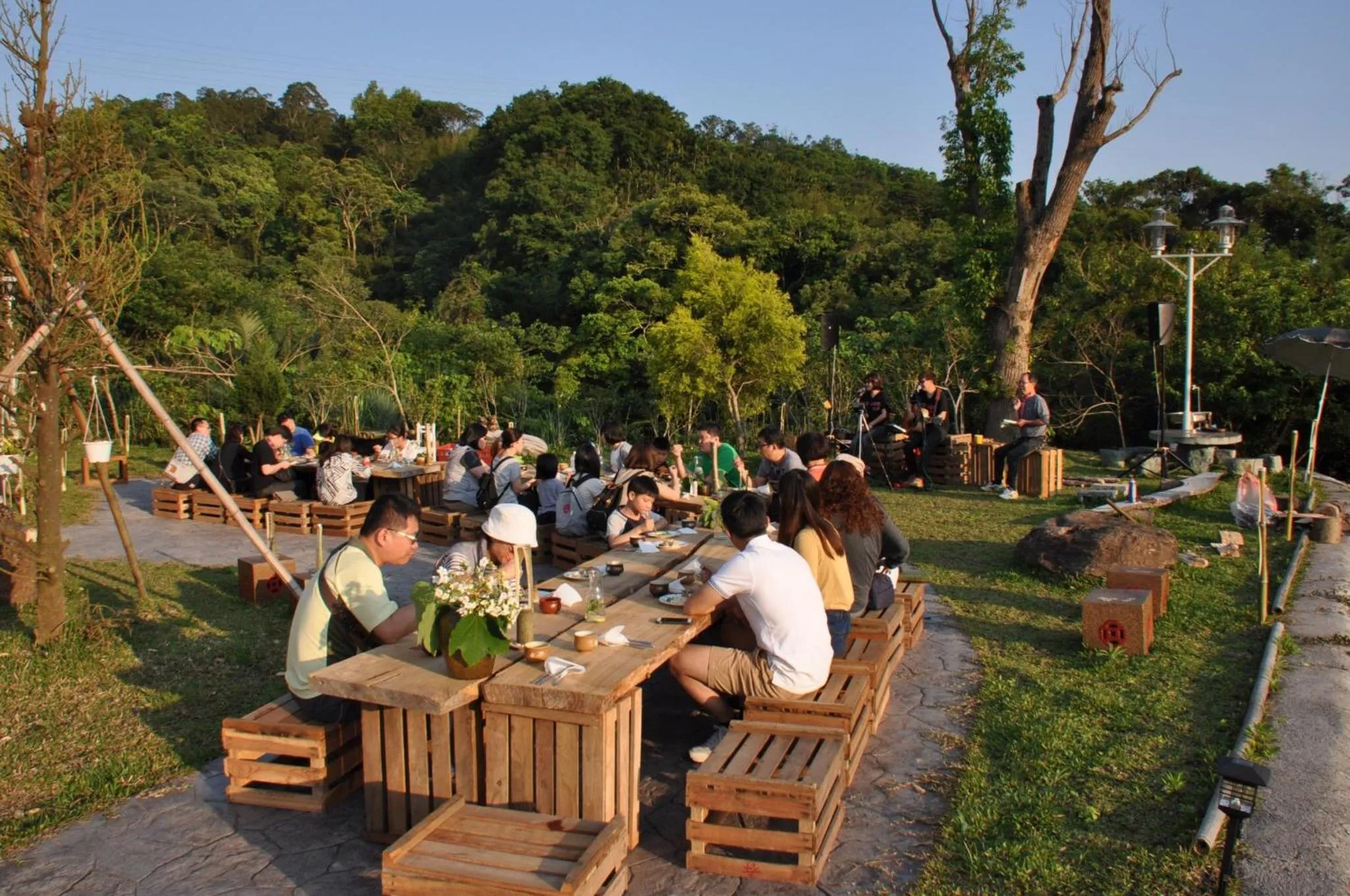 The house behind stream