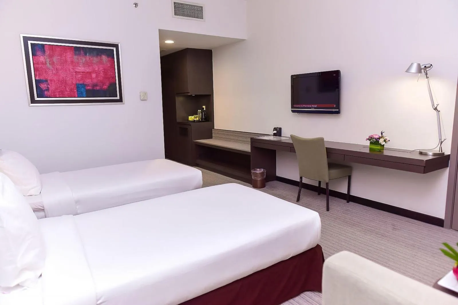 Photo of the whole room, Bed in Premiere Hotel - Complimentary Shuttle to Klang Wholesale Market