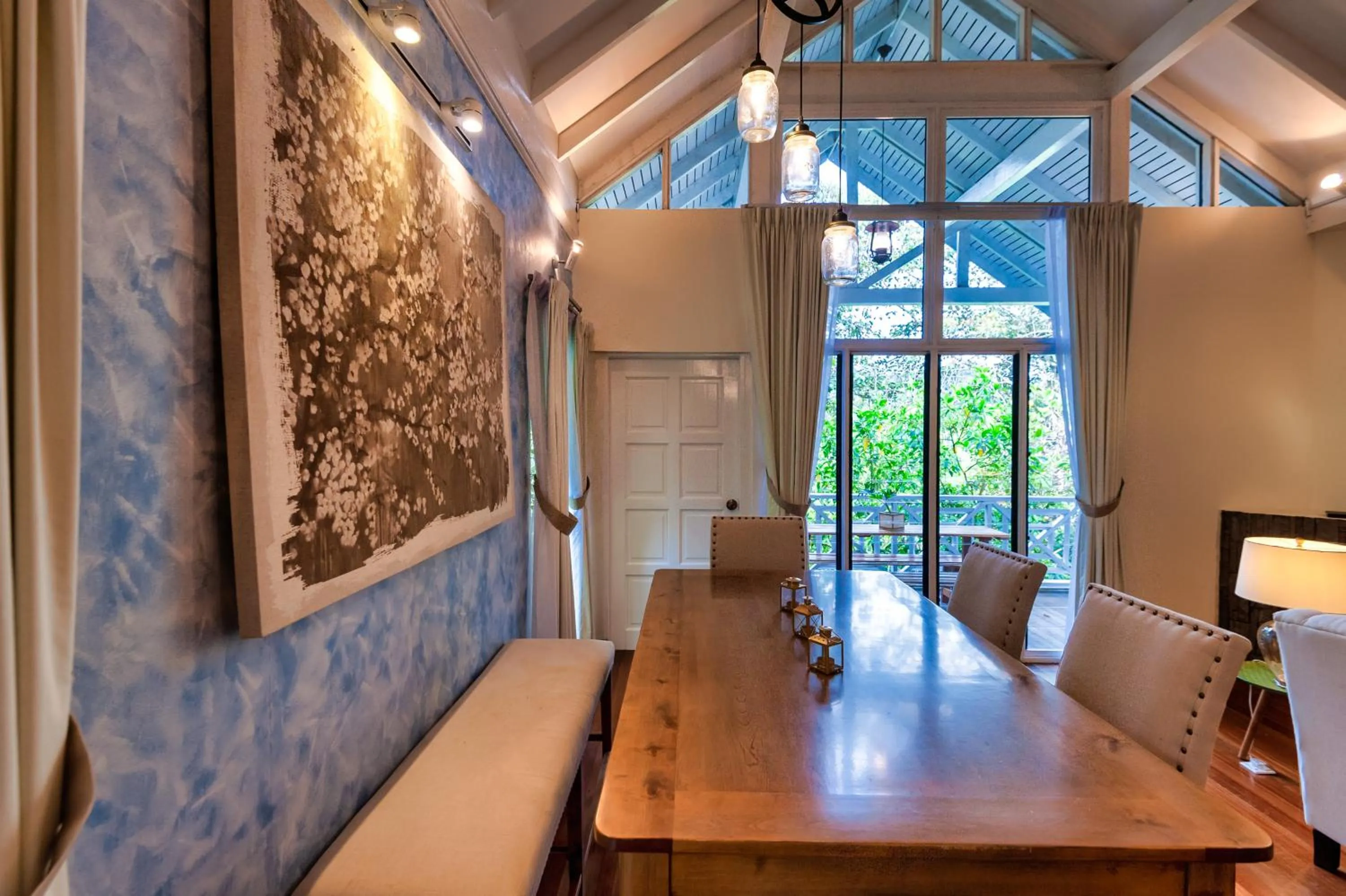 Dining area in Sutera Sanctuary Lodges At Kinabalu Park