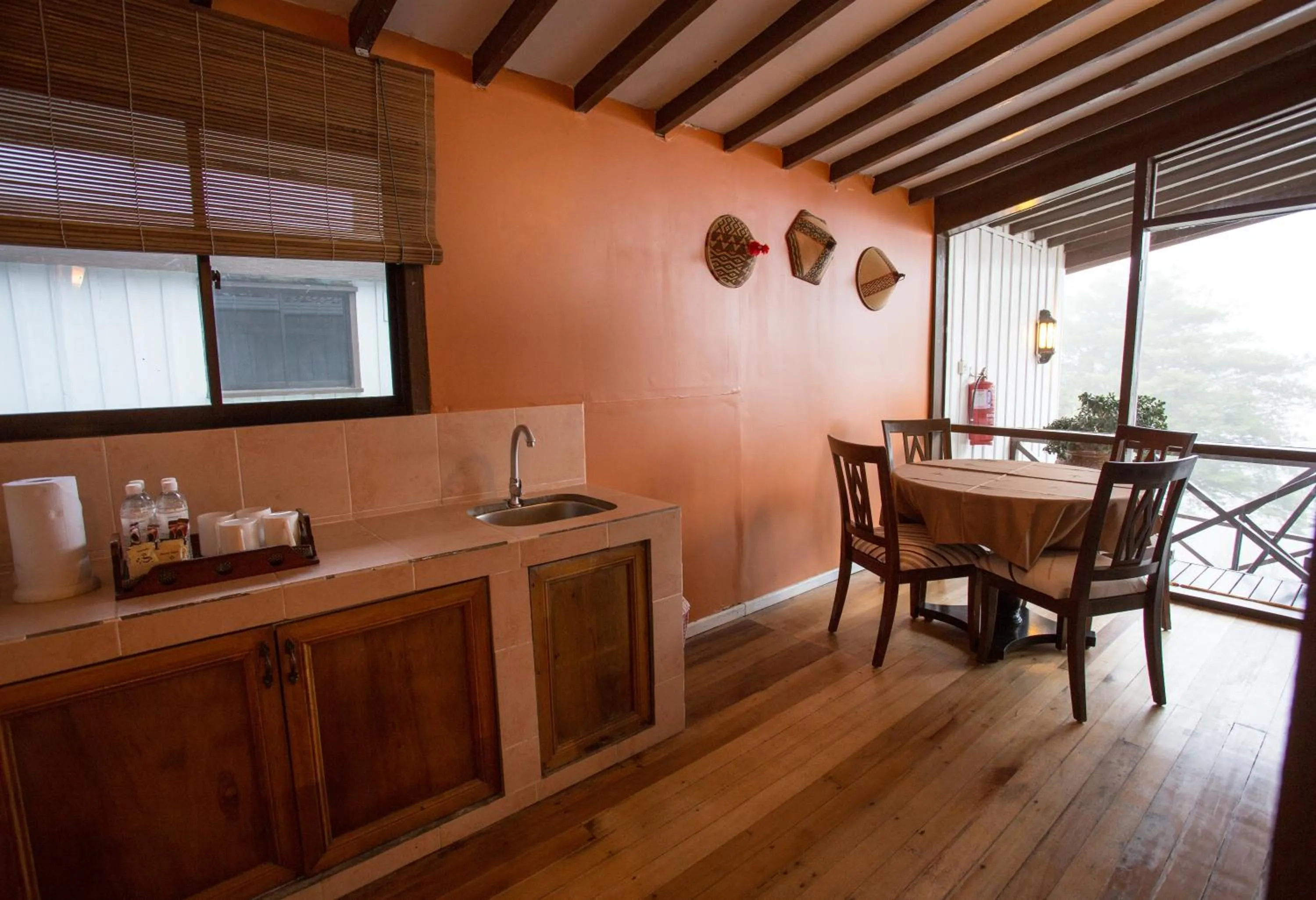 Dining area in Sutera Sanctuary Lodges At Kinabalu Park