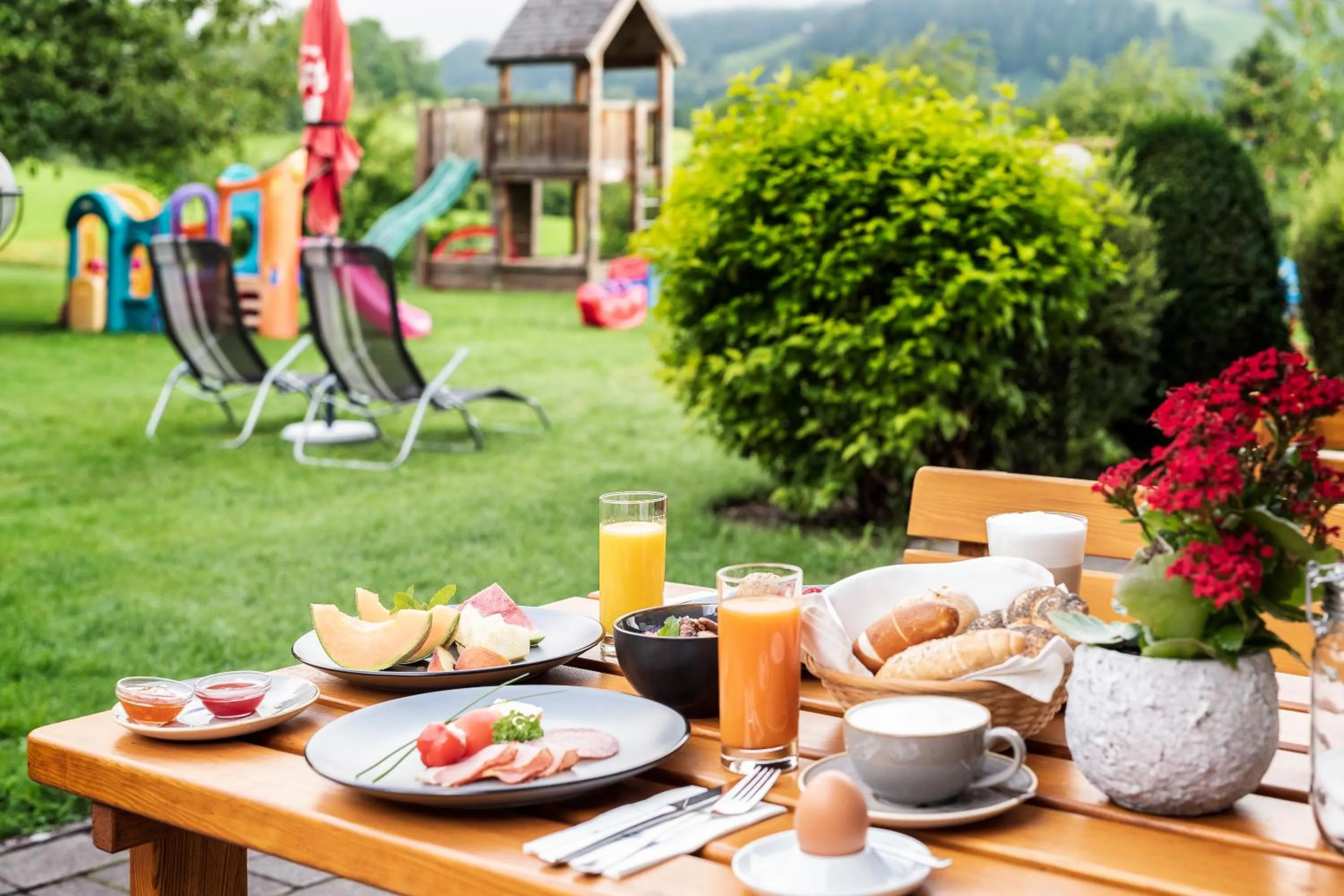 Buffet breakfast in Das Stoaberg