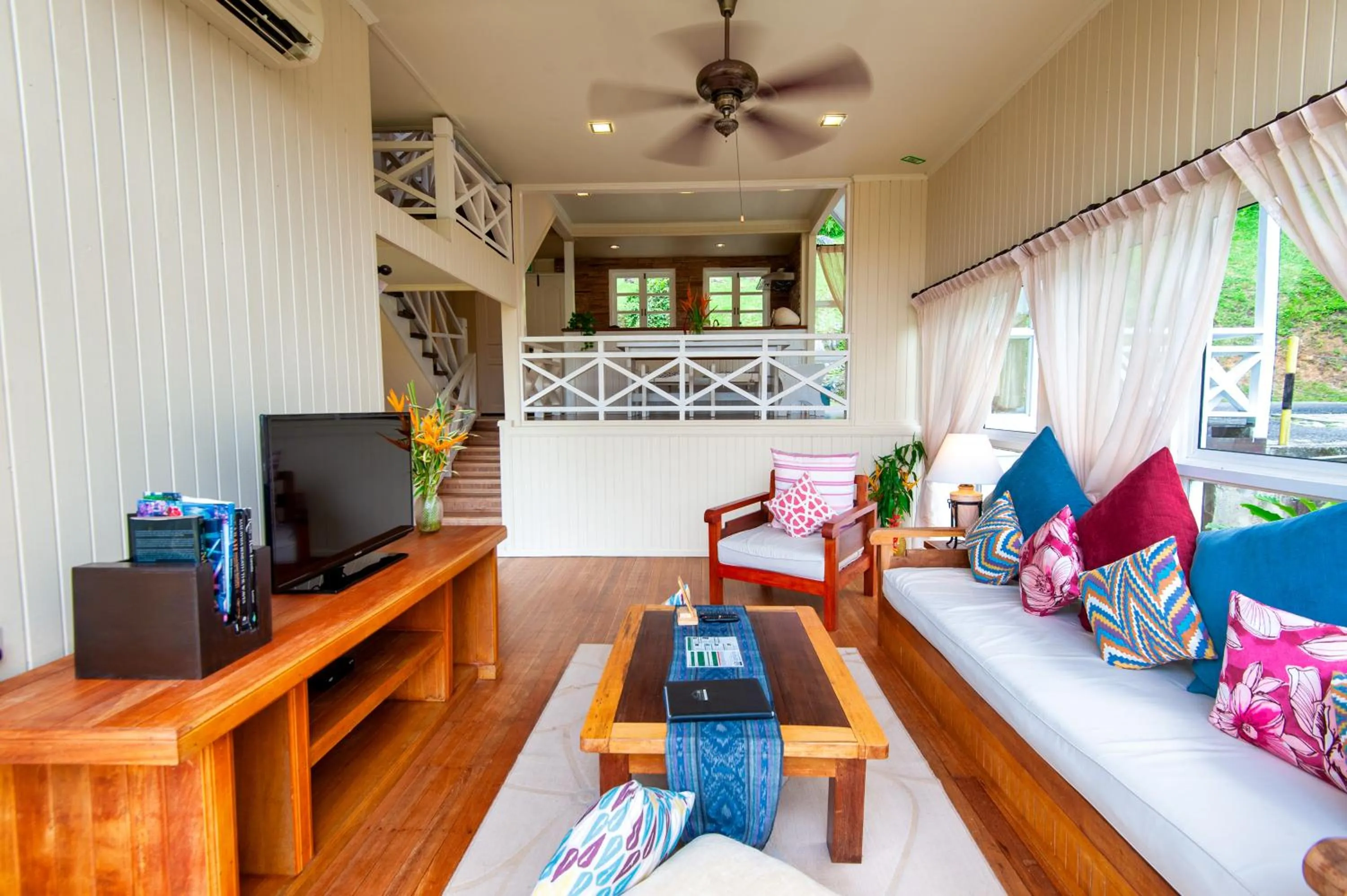 Living room in Sutera Sanctuary Lodges At Poring Hot Springs