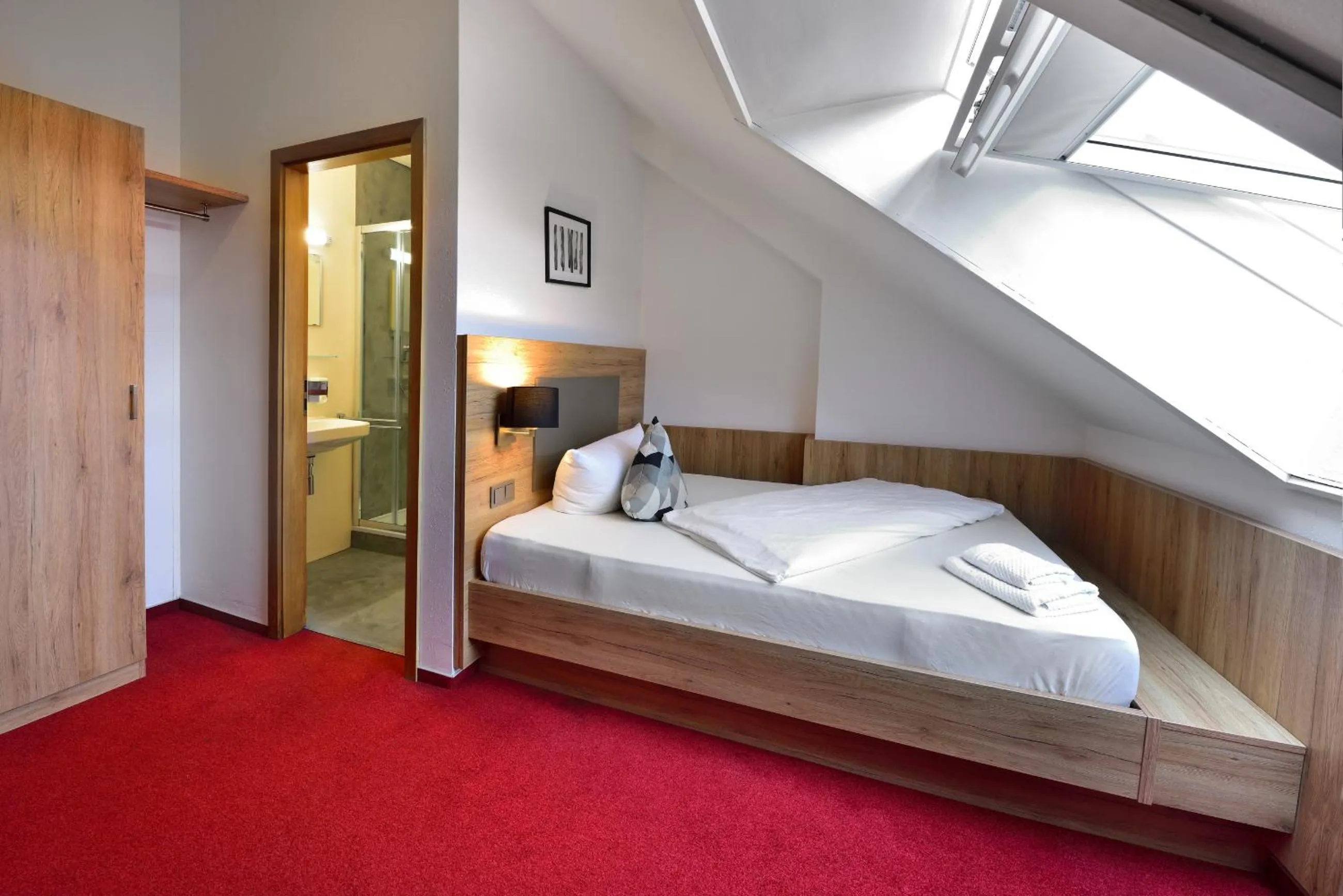 Bed in Vico's Hotel & Restaurant Asperg